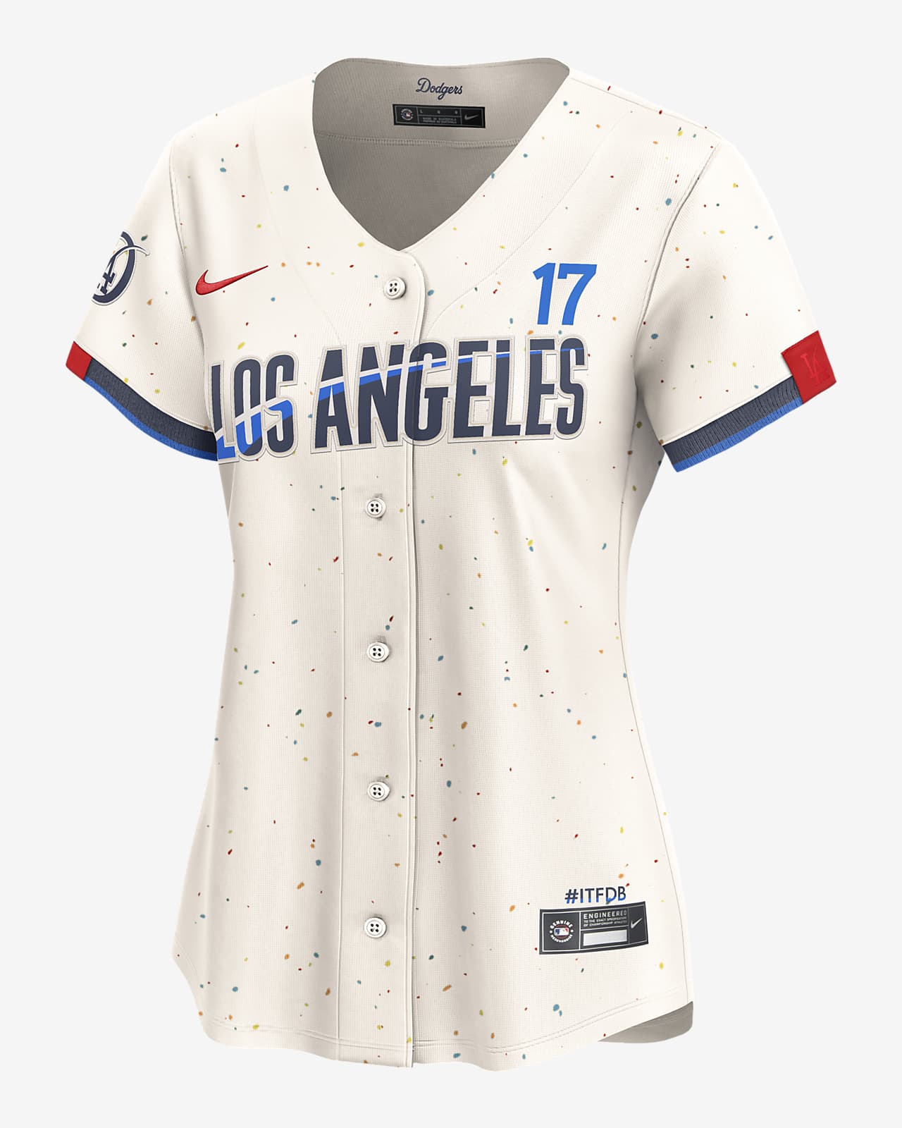 Jersey Nike Dri-FIT ADV de la MLB Limited para mujer Shohei Ohtani Los Angeles Dodgers City Connect