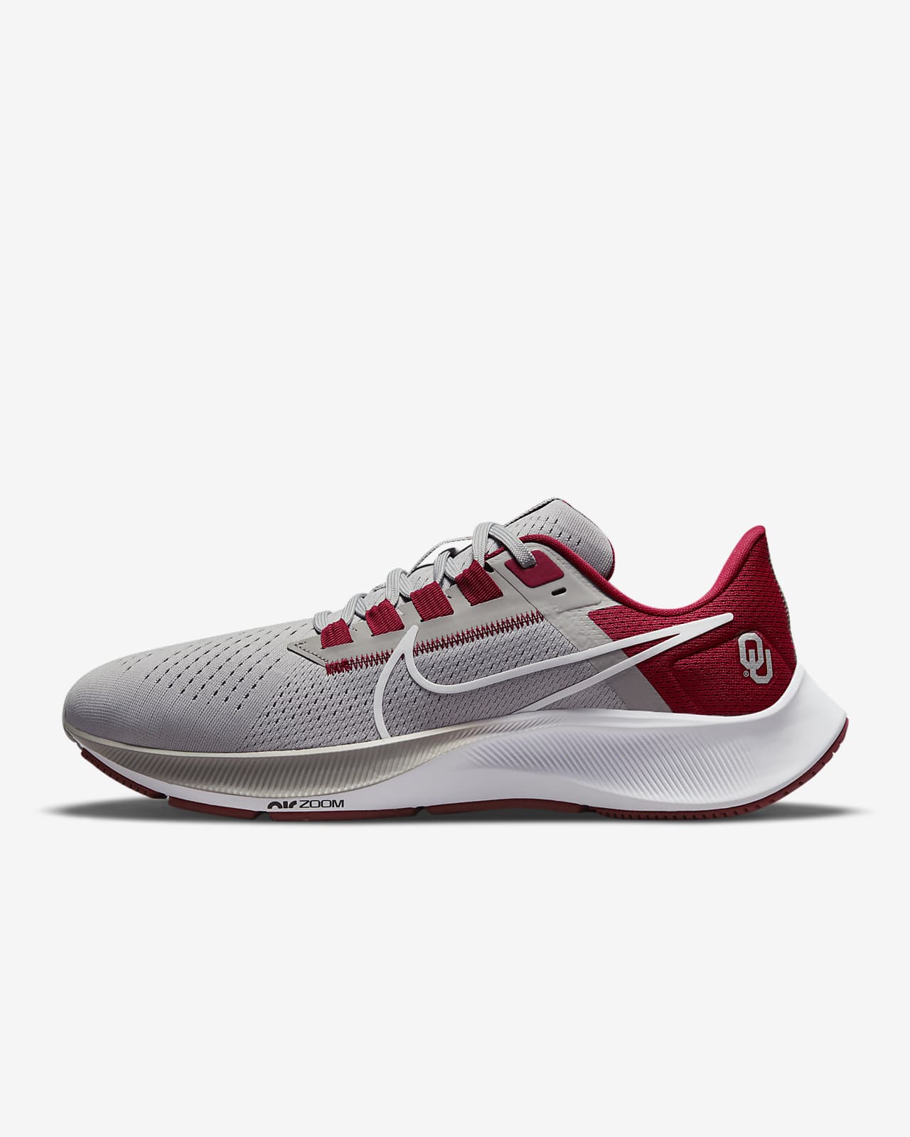 Nike College Air Zoom Pegasus 38 (Oklahoma) Running Shoe