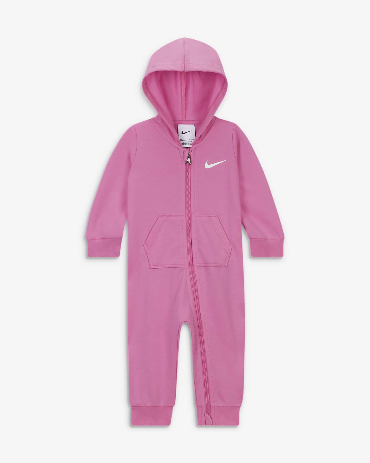 Nike Essentials Baby (0-9M) Hooded Coverall