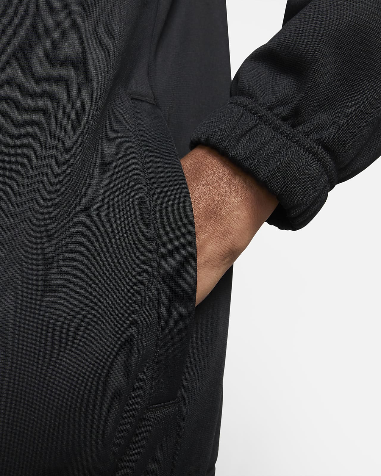 mens black nike poly tracksuit