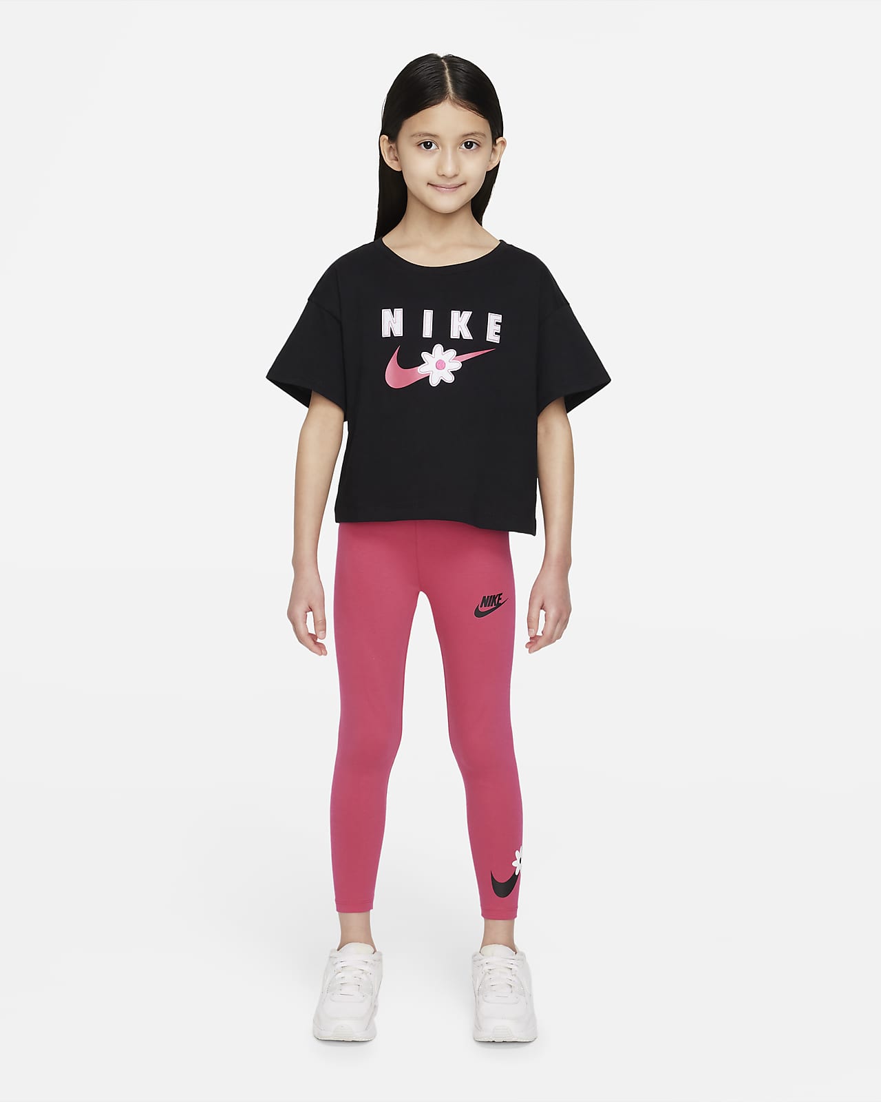 COMPLETO NIKE BAMBINA 16G019 E8G T-SHIRT+PANTALONCINO