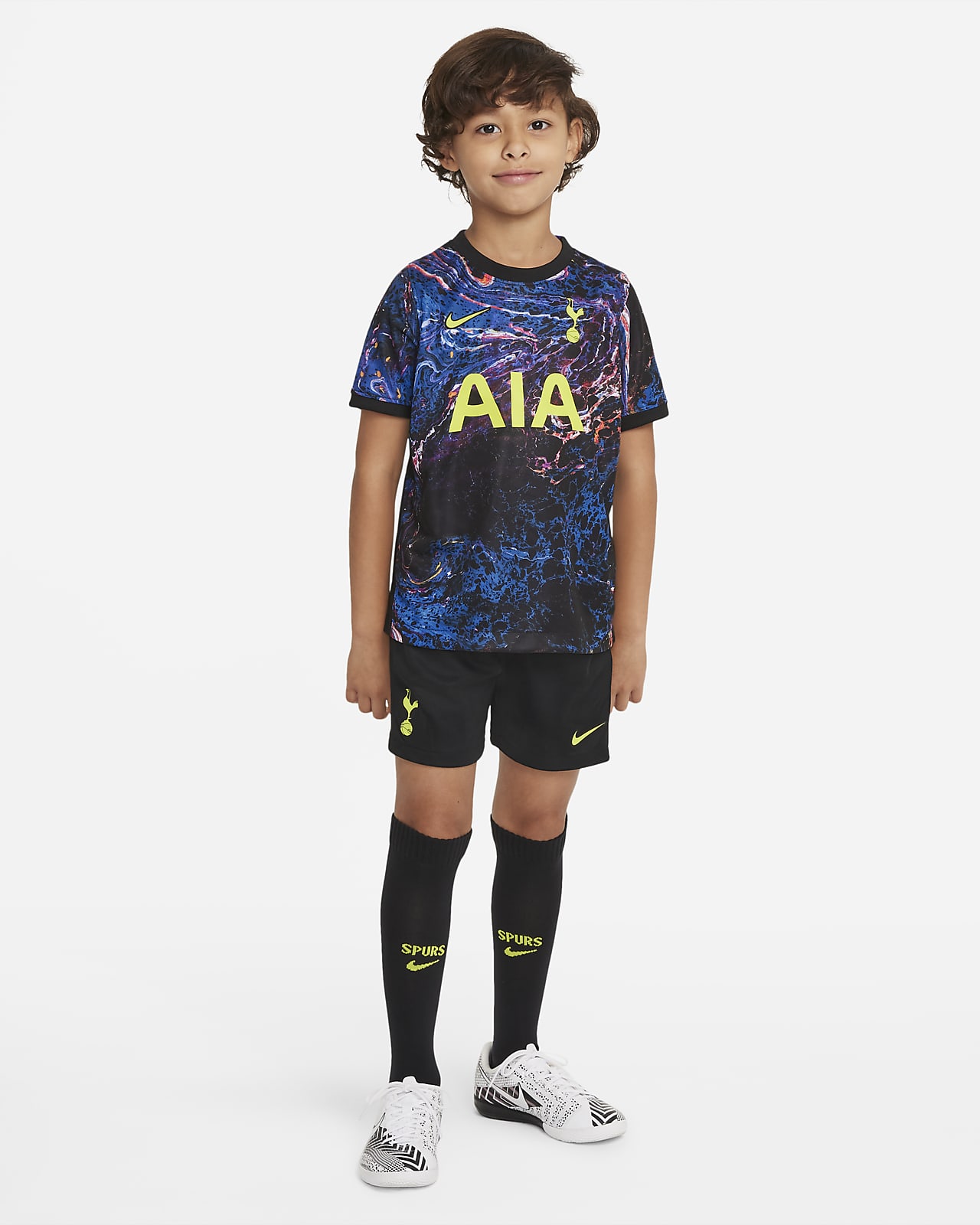 Tottenham Hotspur 2021 22 Away Younger Kids Football Kit Nike Ae