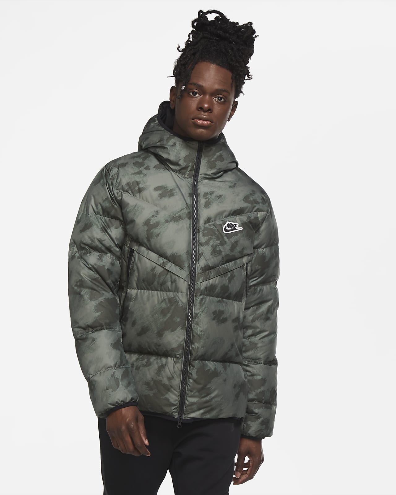 nike parka down fill