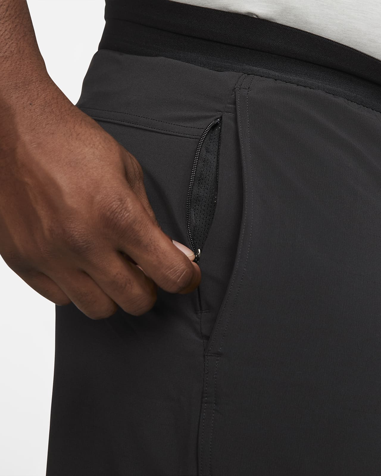 nike mens shorts with zipper pockets