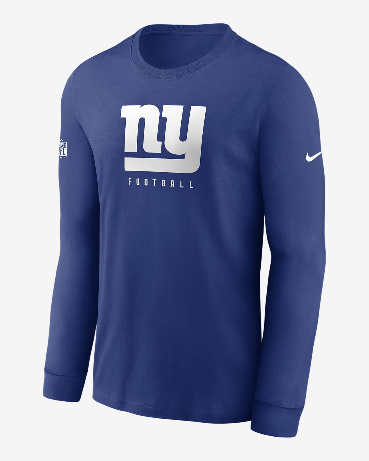 Nike Dri-FIT Sideline Team (NFL New York Giants) Men's Long-Sleeve T-Shirt