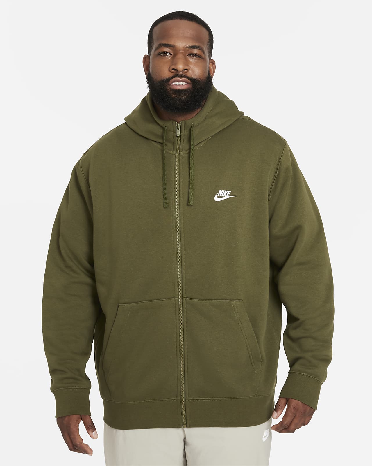 nike men's sportswear full zip hoodie