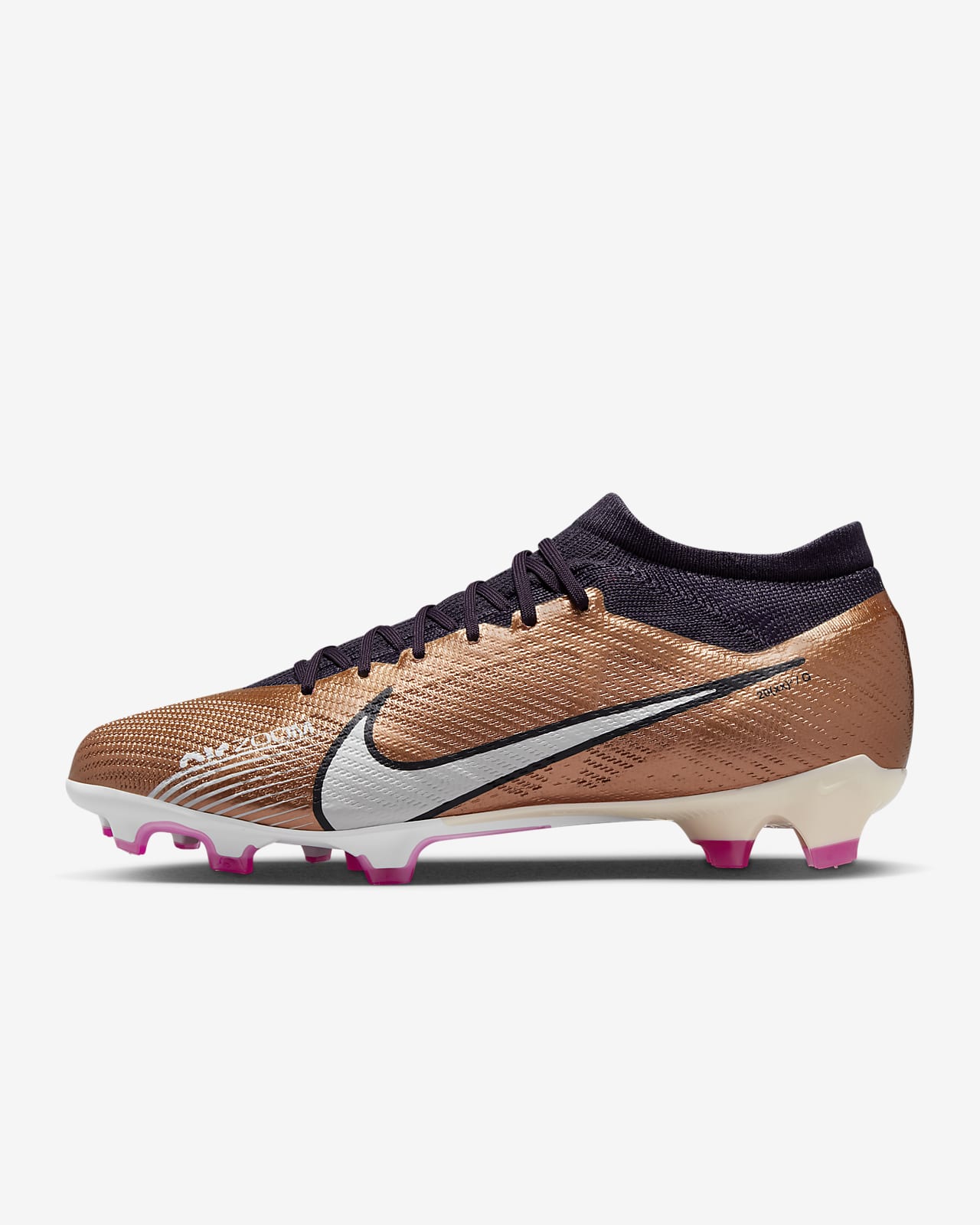 translation about Agent Nike Zoom Mercurial Vapor 15 Pro FG Firm-Ground Football Boot. Nike LU