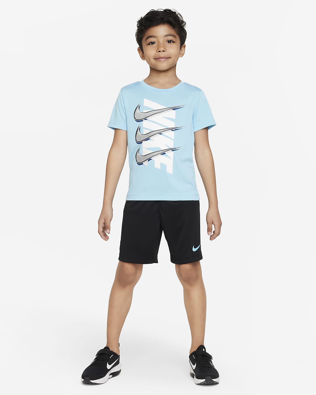 Conjunto Dri-FIT de 2 piezas niños de preescolar (conjunto con shorts Dropset). Nike.com