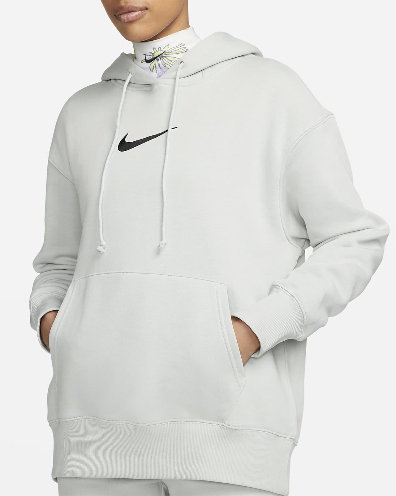 Nike women's sportswear oversized essential pullover hoodie Clearance