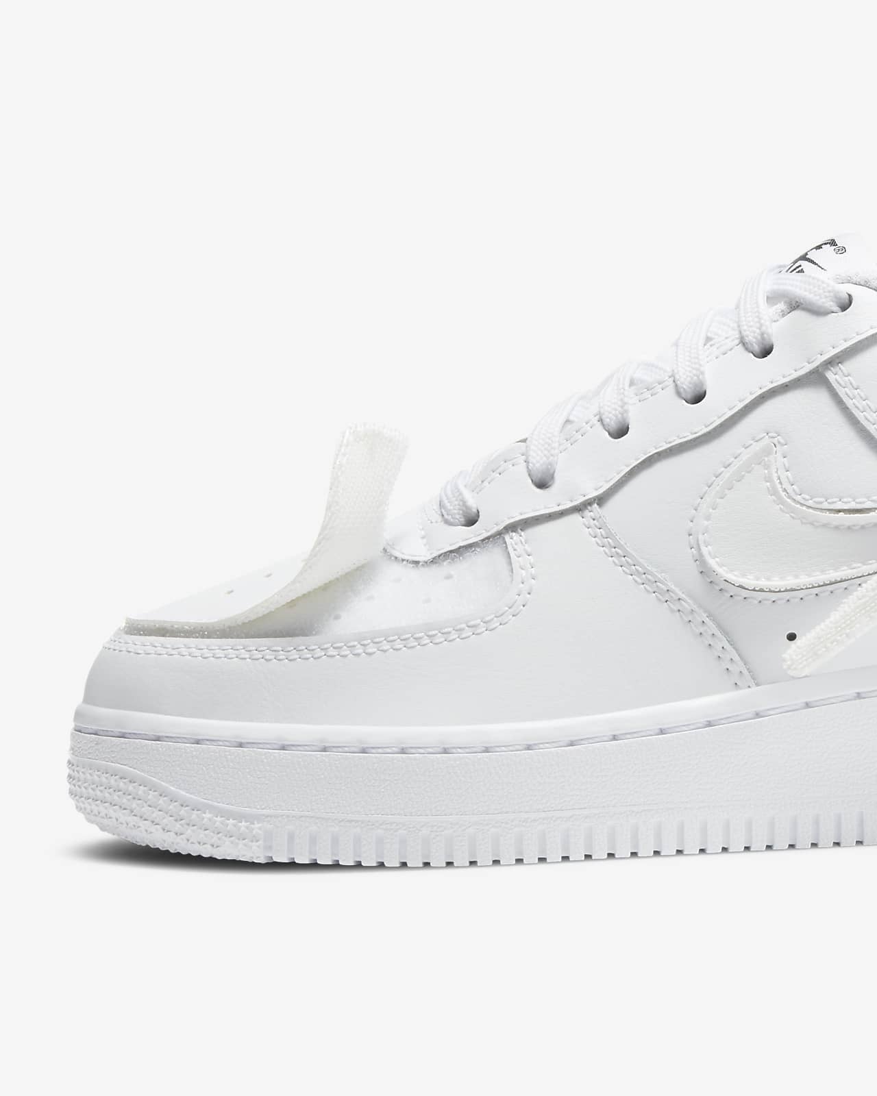 white low top air force ones kids