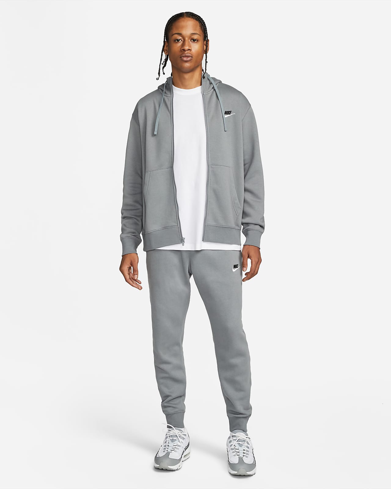 Nike Sportswear Club Men's Full-Zip Fleece Hoodie. Nike LU