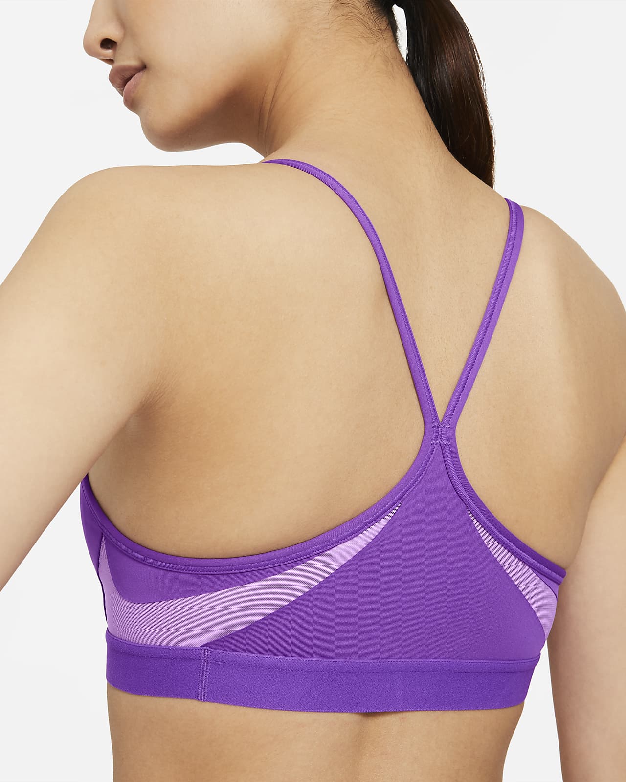 Nike Indy Women's LightSupport Padded VNeck Sports Bra. Nike SG