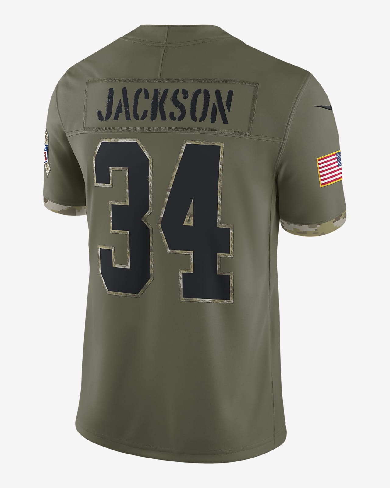 Van storm Langwerpig goud NFL Las Vegas Raiders Salute to Service (Bo Jackson) Men's Limited Football  Jersey. Nike.com