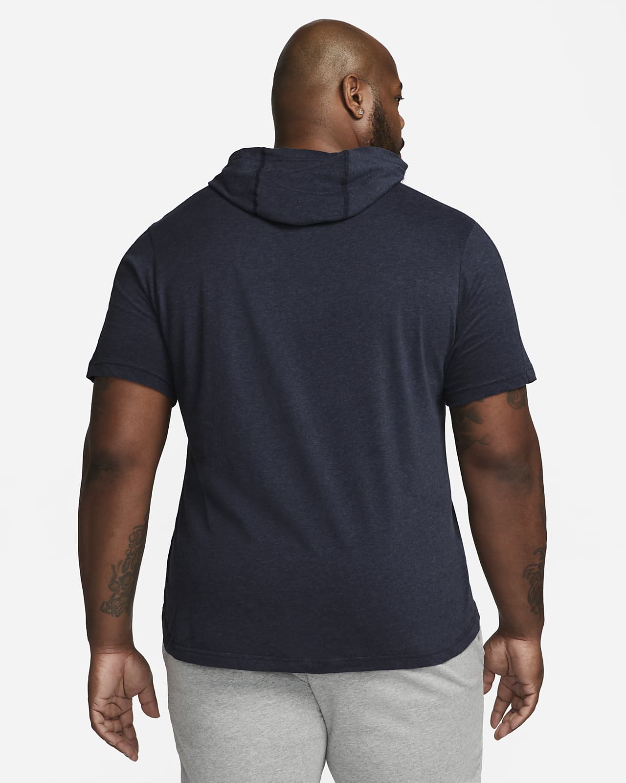 nike men's short sleeve training hoodie