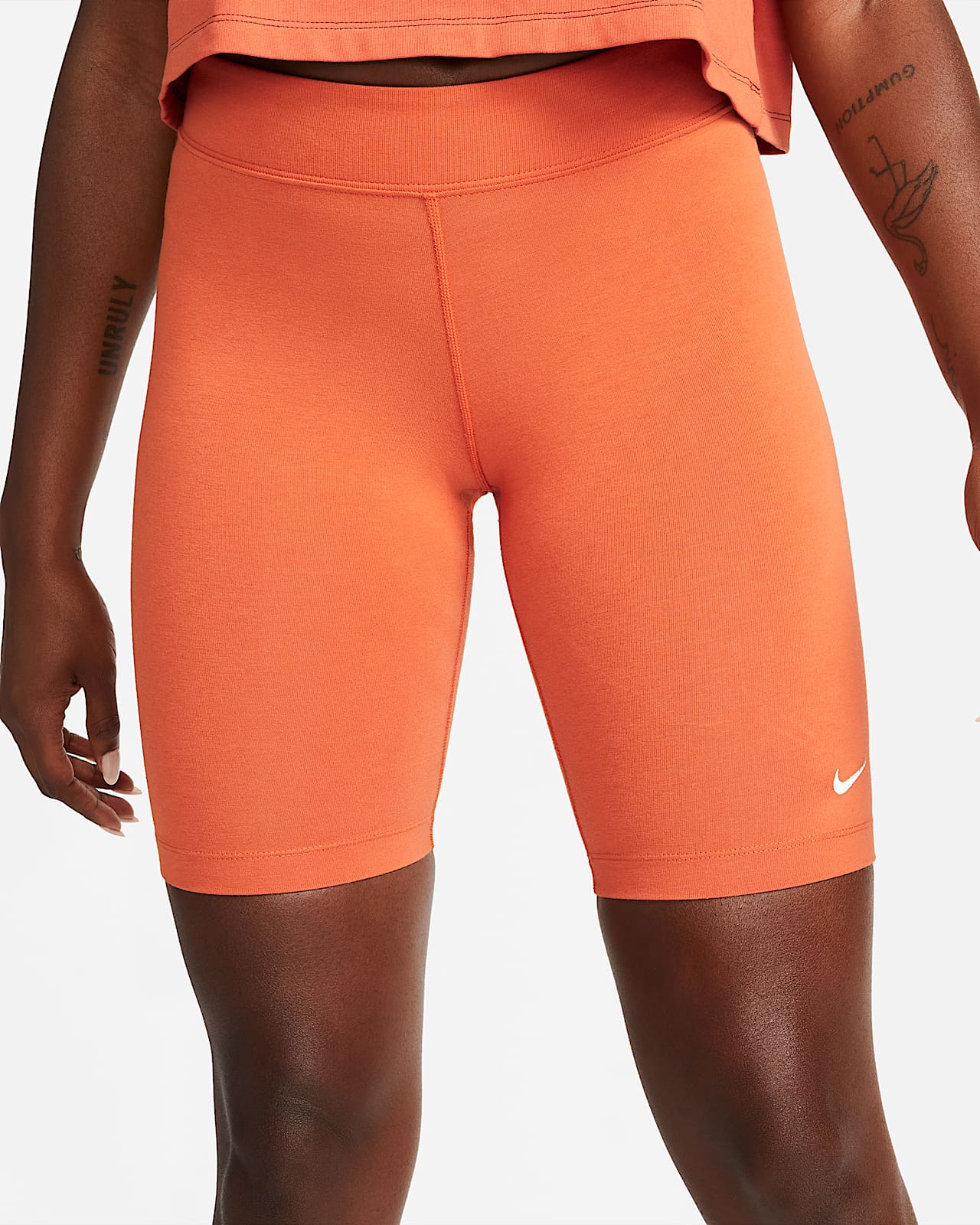 Nike Sportswear Essential Women's Bike Shorts - black/white CZ8526-010