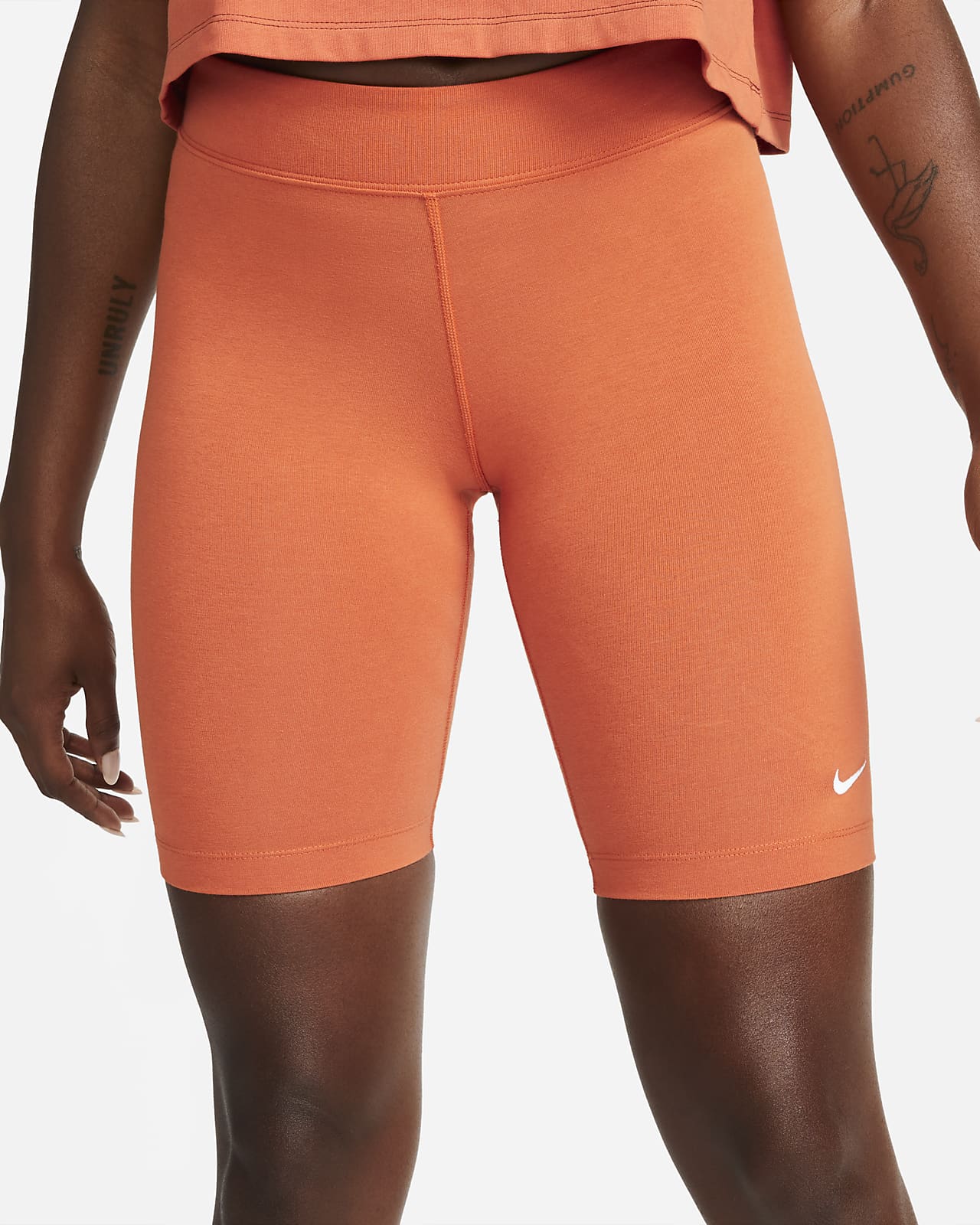 women's nike sportswear essential bike shorts