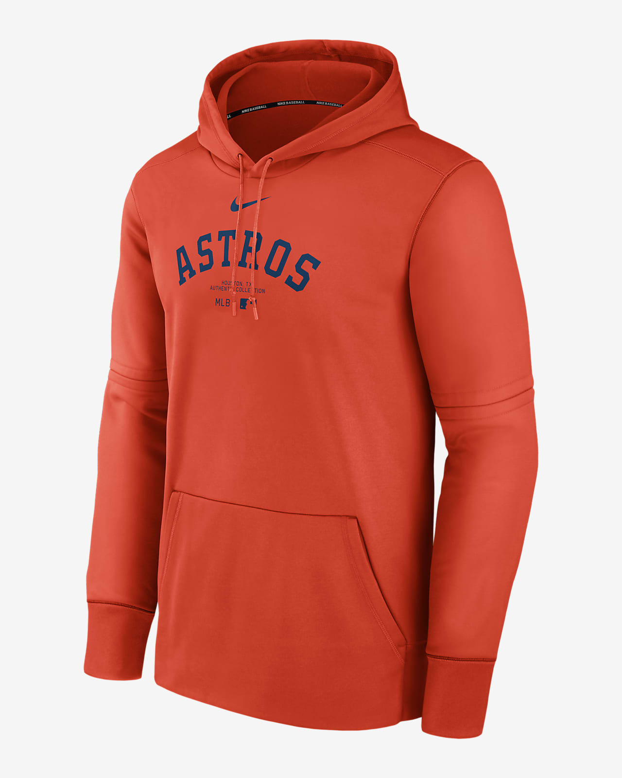 Houston Astros Authentic Collection Practice Men's Nike Therma MLB Pullover Hoodie