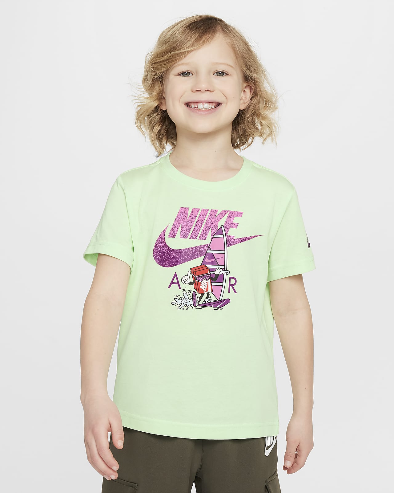 Nike Air Little Kids' Boxy Windsurfing T-Shirt