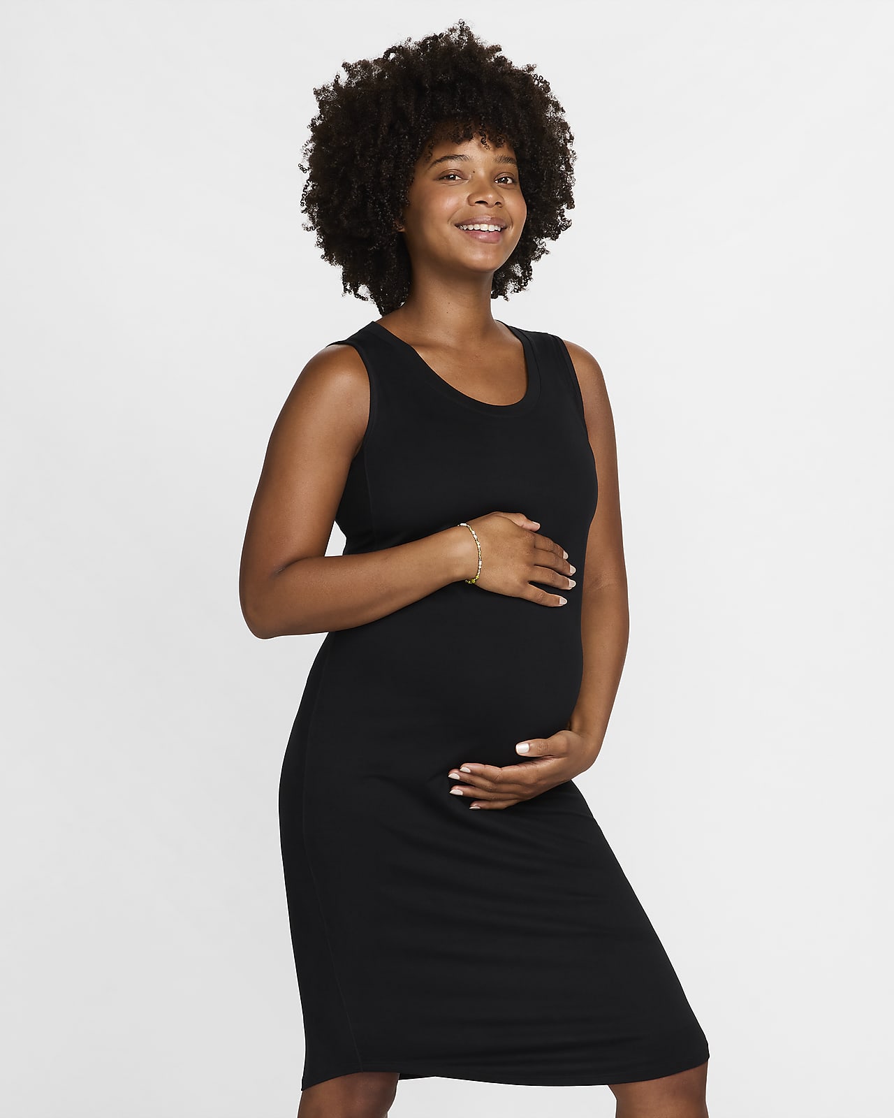 Vestido de tejido Knit Dri-FIT de ajuste slim para mujer (maternidad) Nike (M)