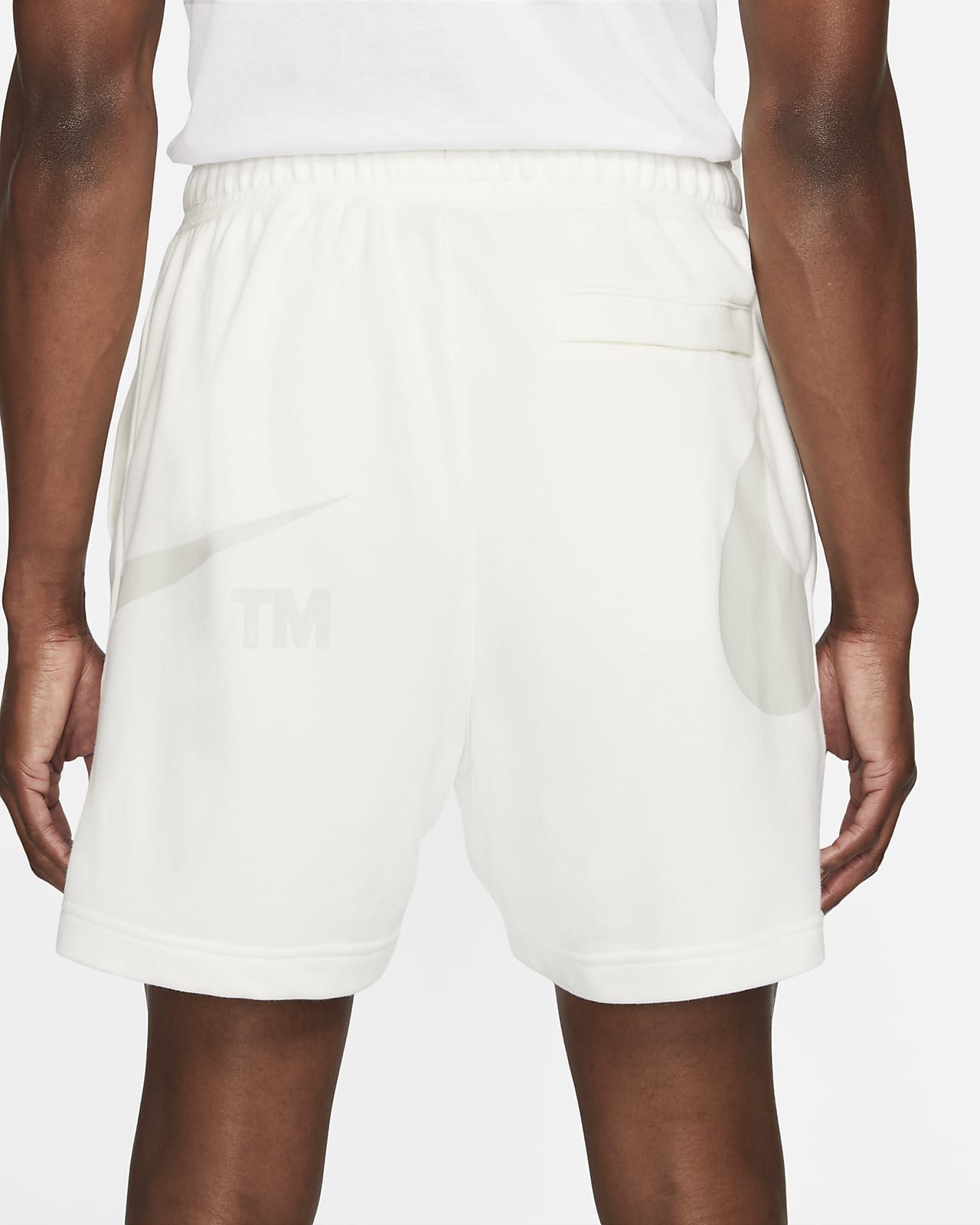 Nike Air Men's French Terry Shorts, Large, Sesame