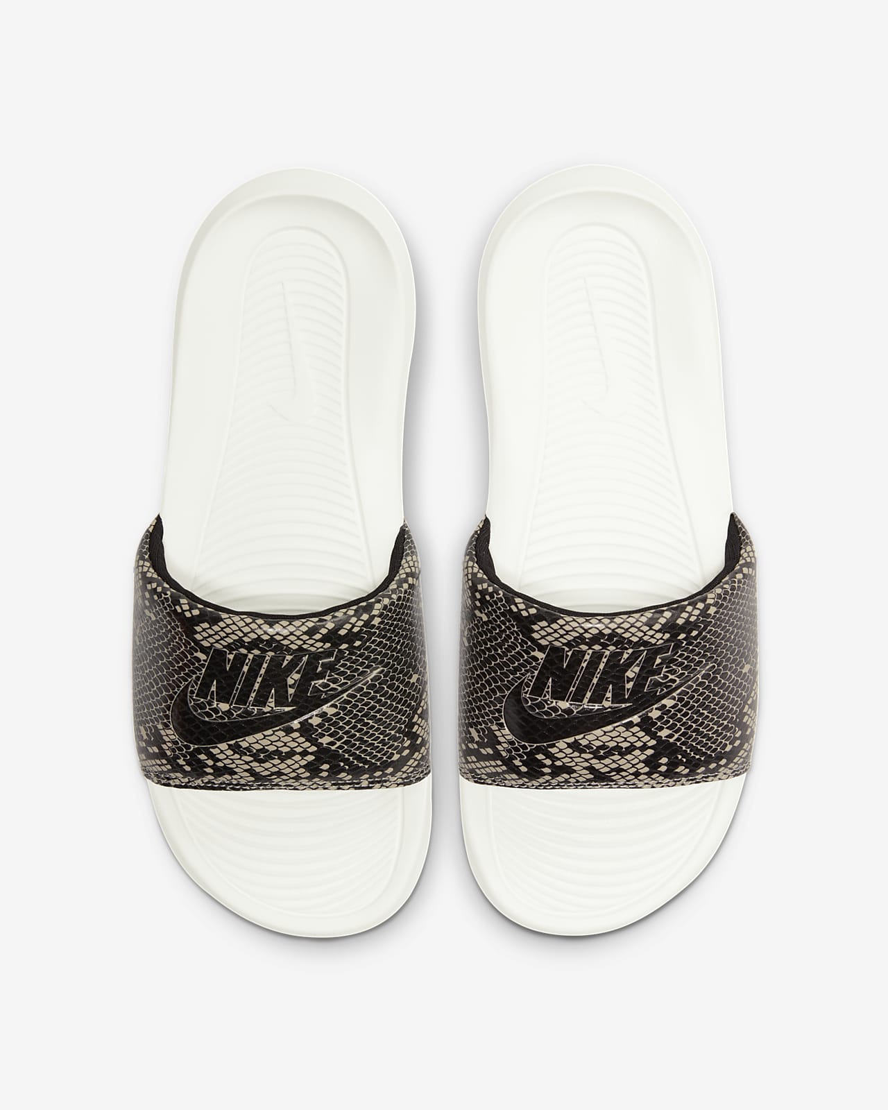 nike victori one women's print slide