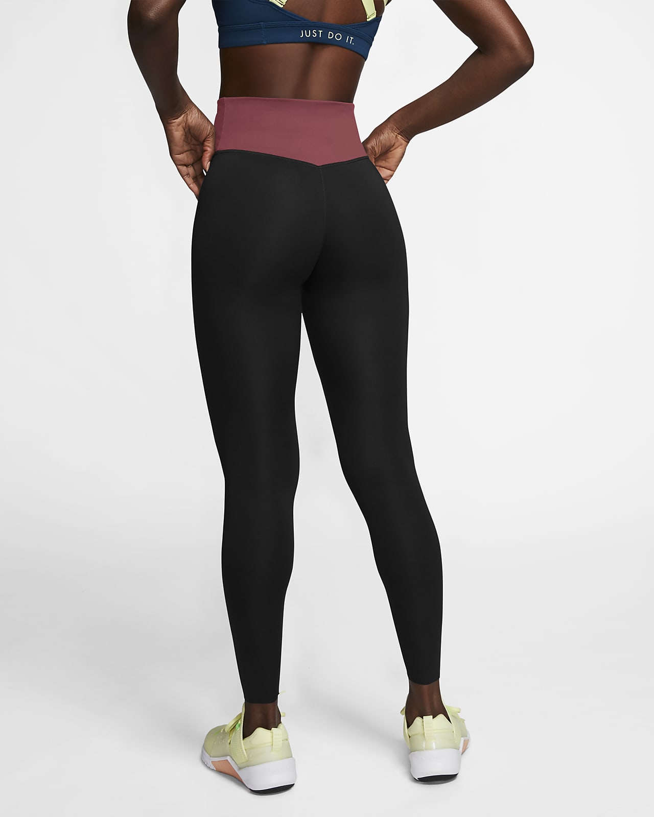 Buy > the nike one tight fit mid rise leggings > in stock