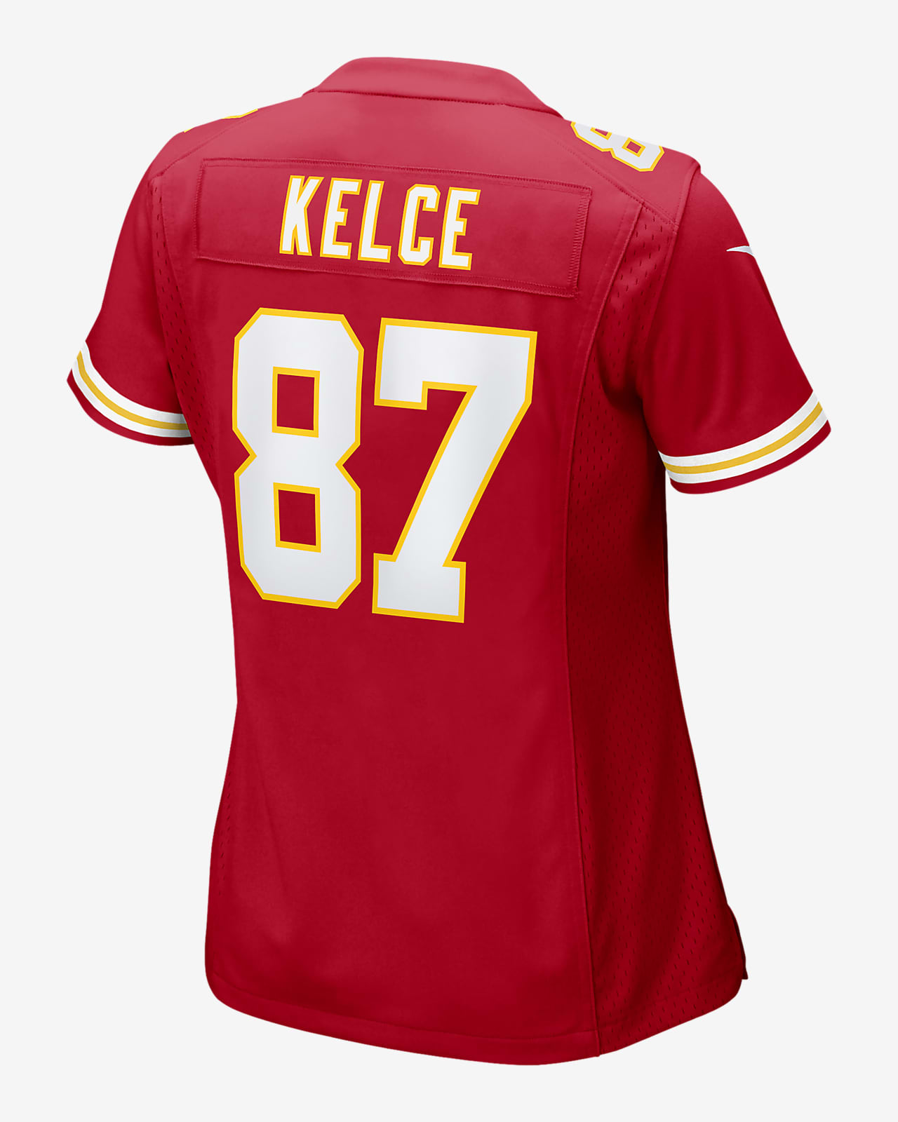 Nike Kansas City Chiefs No87 Travis Kelce Olive/Gold Women's Super Bowl LV Bound Stitched NFL Limited 2017 Salute To Service Jersey