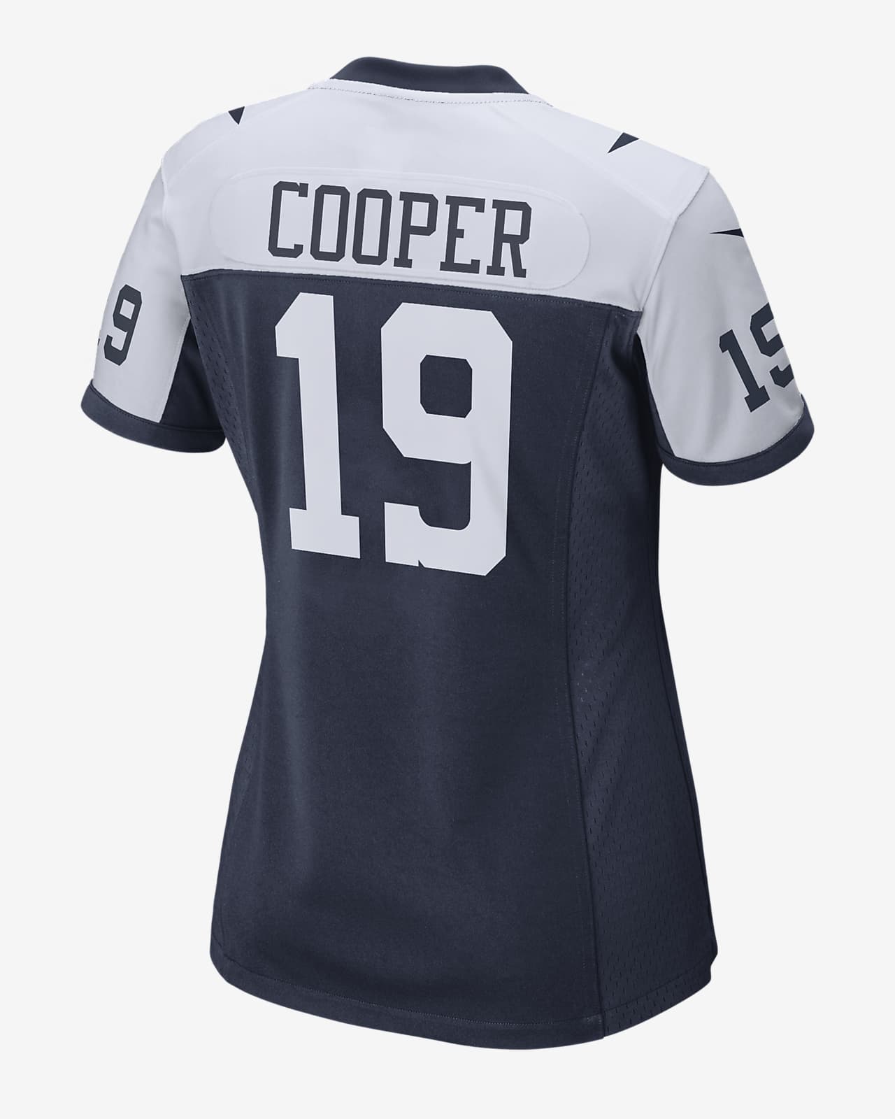 Nike / Men's Dallas Cowboys Amari Cooper #19 Logo White T-Shirt