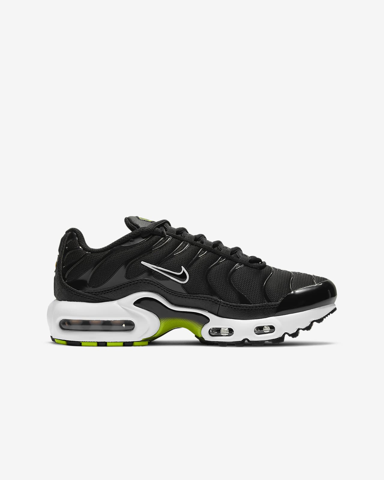 nike air max plus black kids