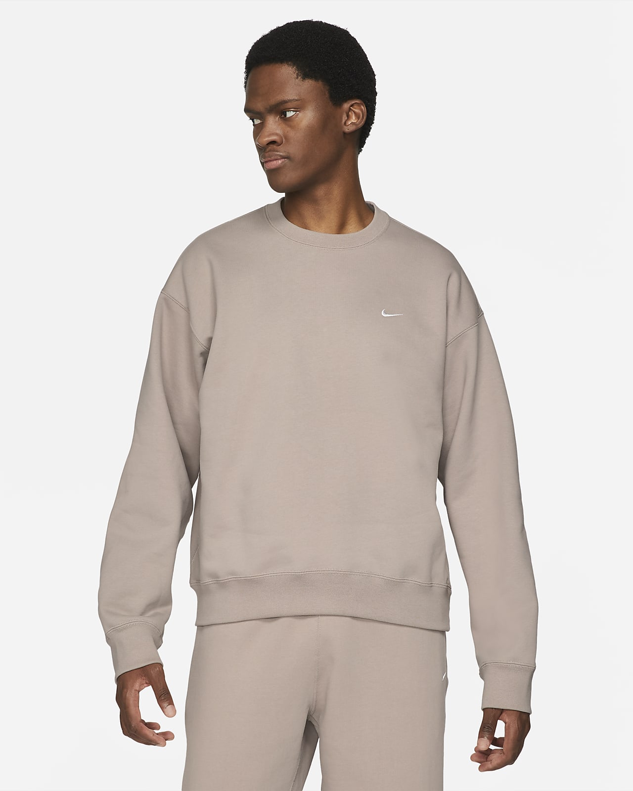 nikelab fleece crew