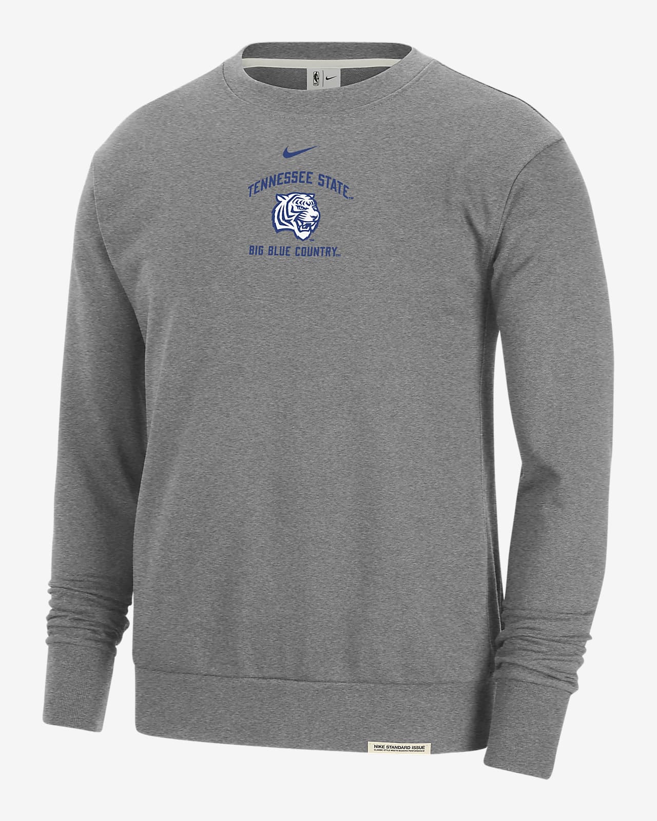 Tennessee State Standard Issue Men's Nike College Fleece Crew-Neck Sweatshirt