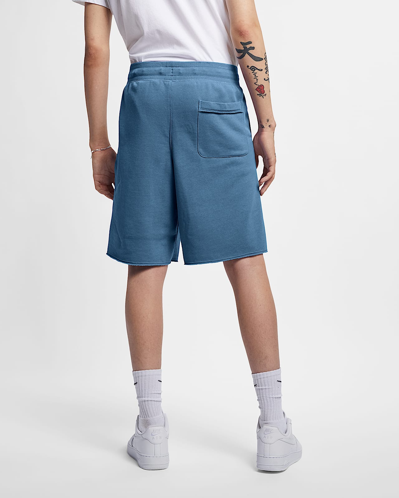 french terry shorts overall
