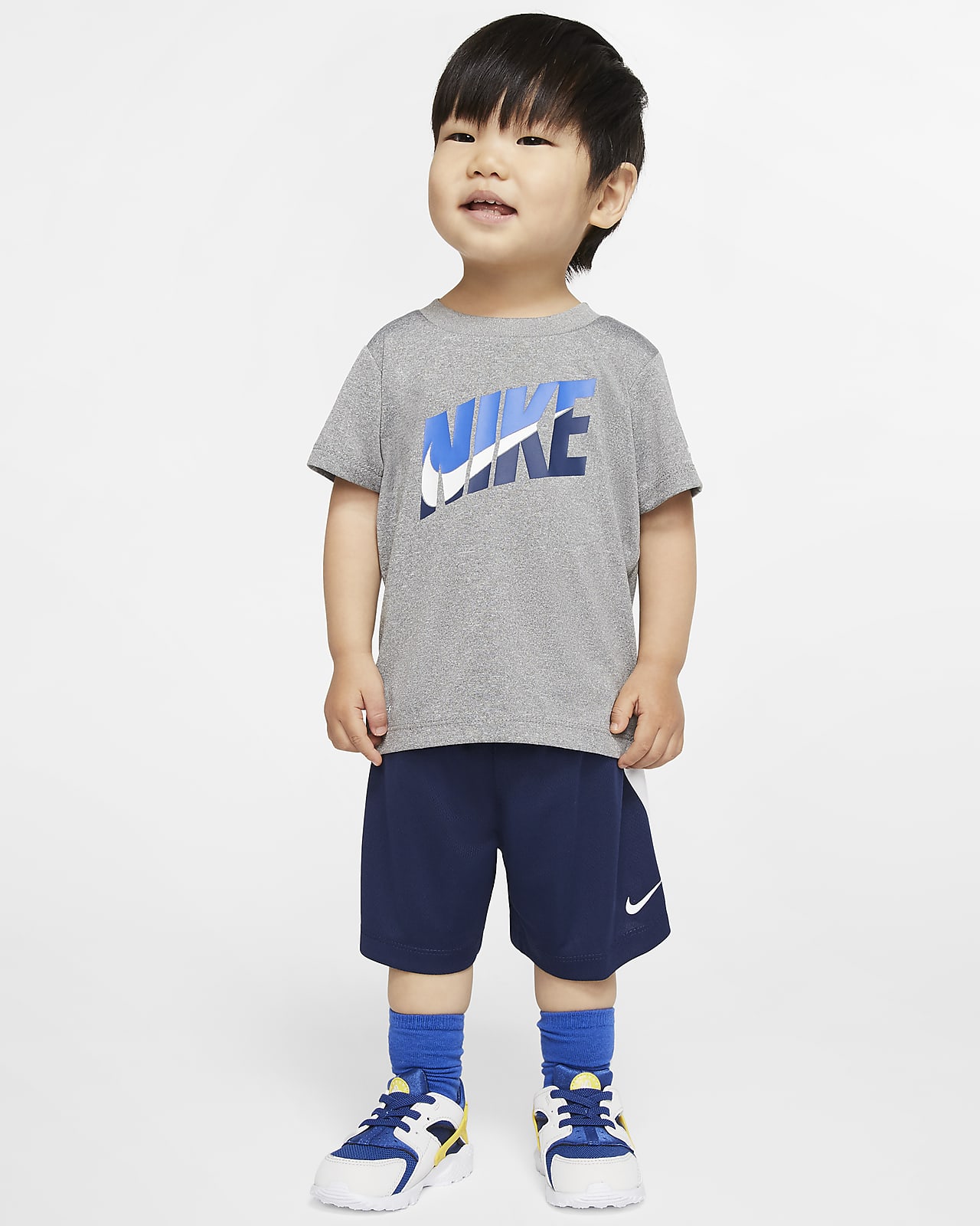 Nike Dri-FIT Set. T-Shirt Baby Shorts (12-24M) and