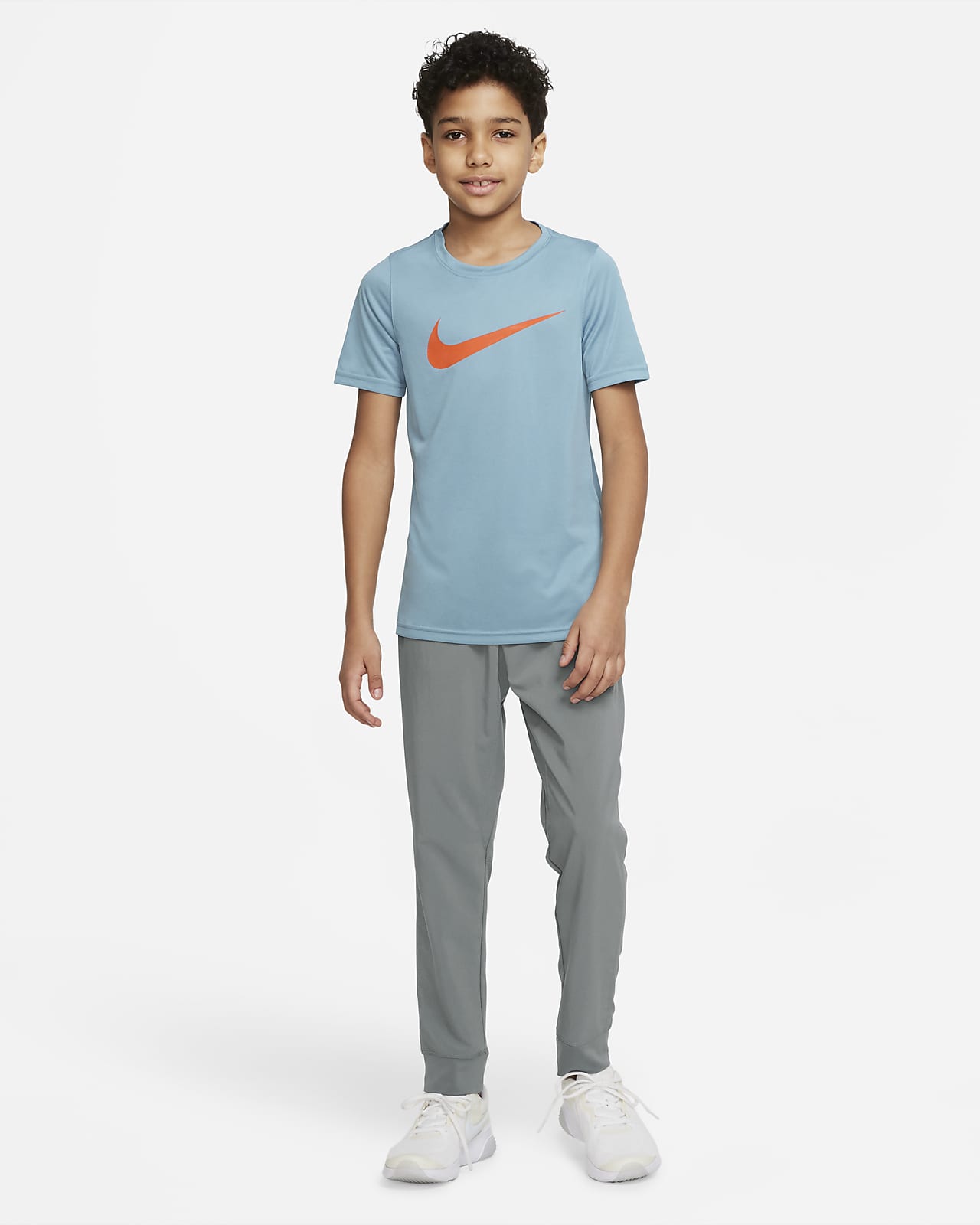 Playera de entrenamiento para niños talla grande Swoosh Nike Dri-FIT. Nike  MX