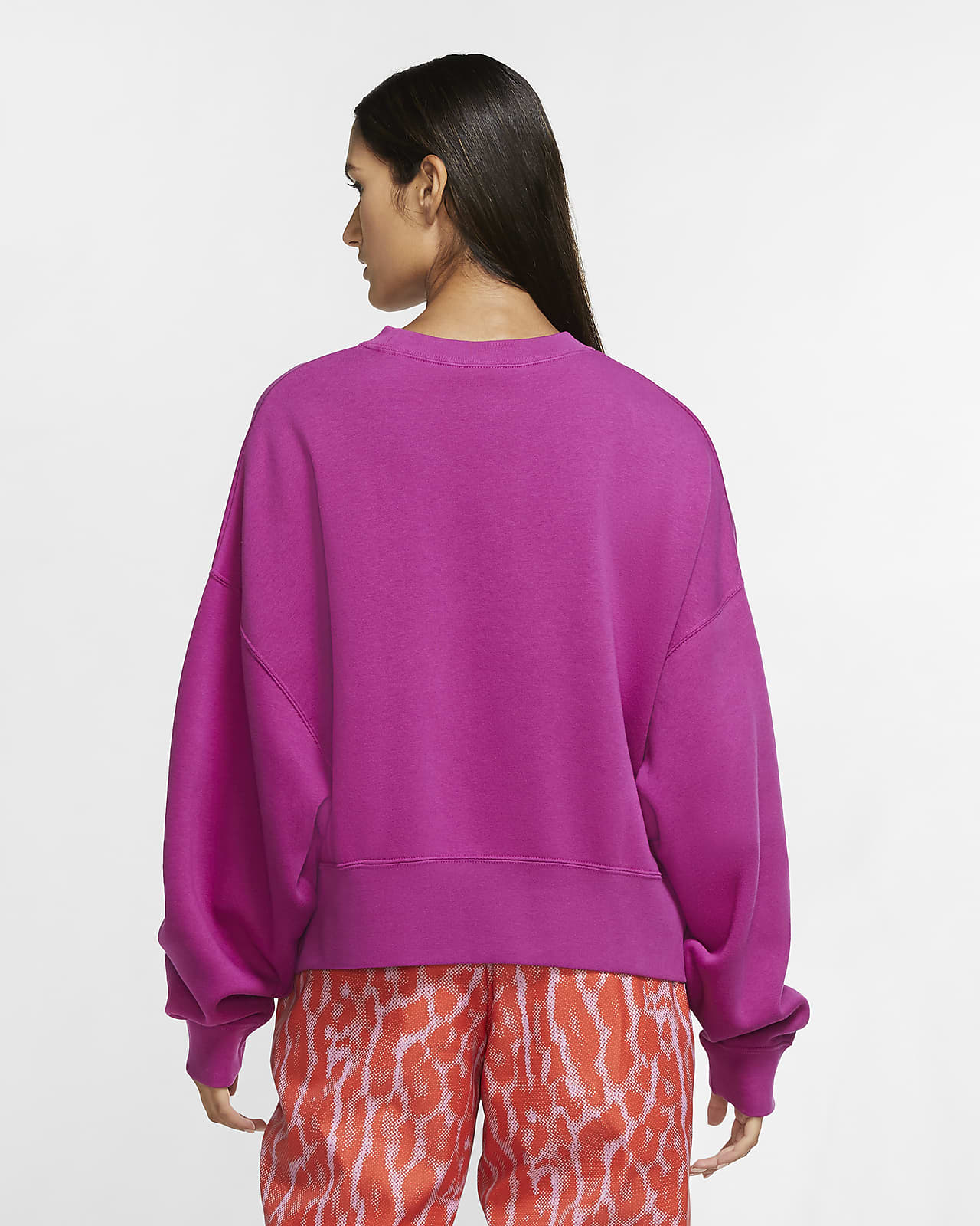 Nike Sportswear Essential Women's Fleece Crew. Nike AT Shop den Nike Essential Fleece Crew Oversized Sweatshirt in