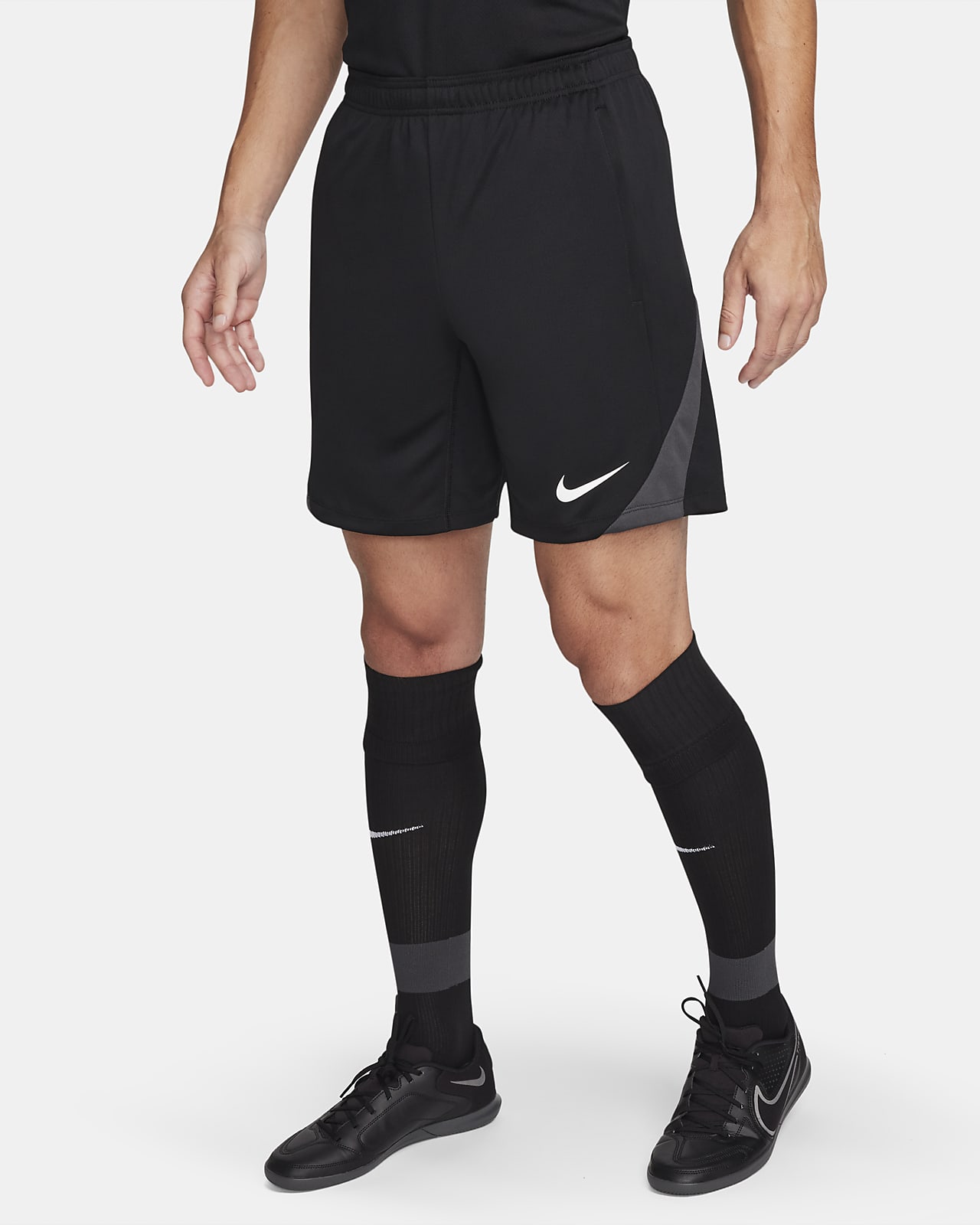 Nike Performance SHORT - Leggings - black/anthracite/white/black