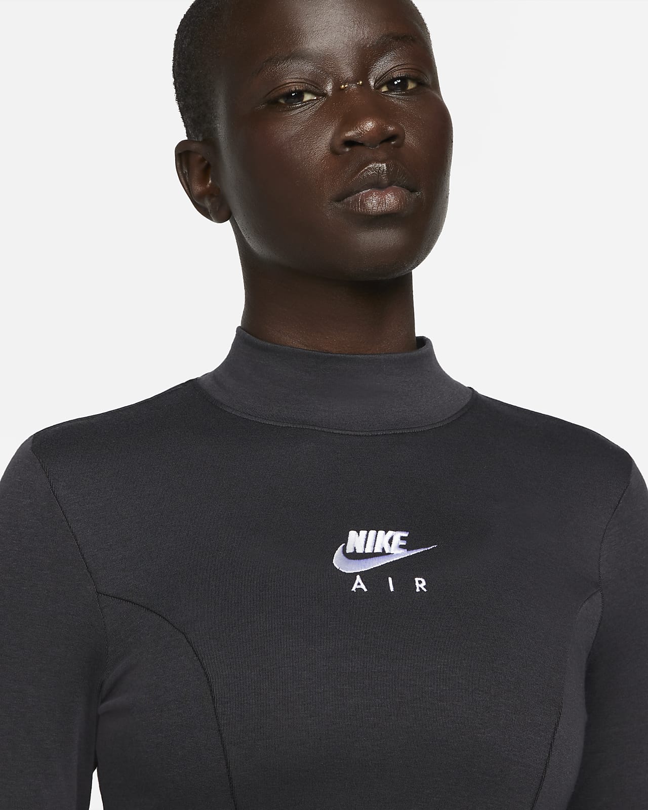vestido nike air manga longa