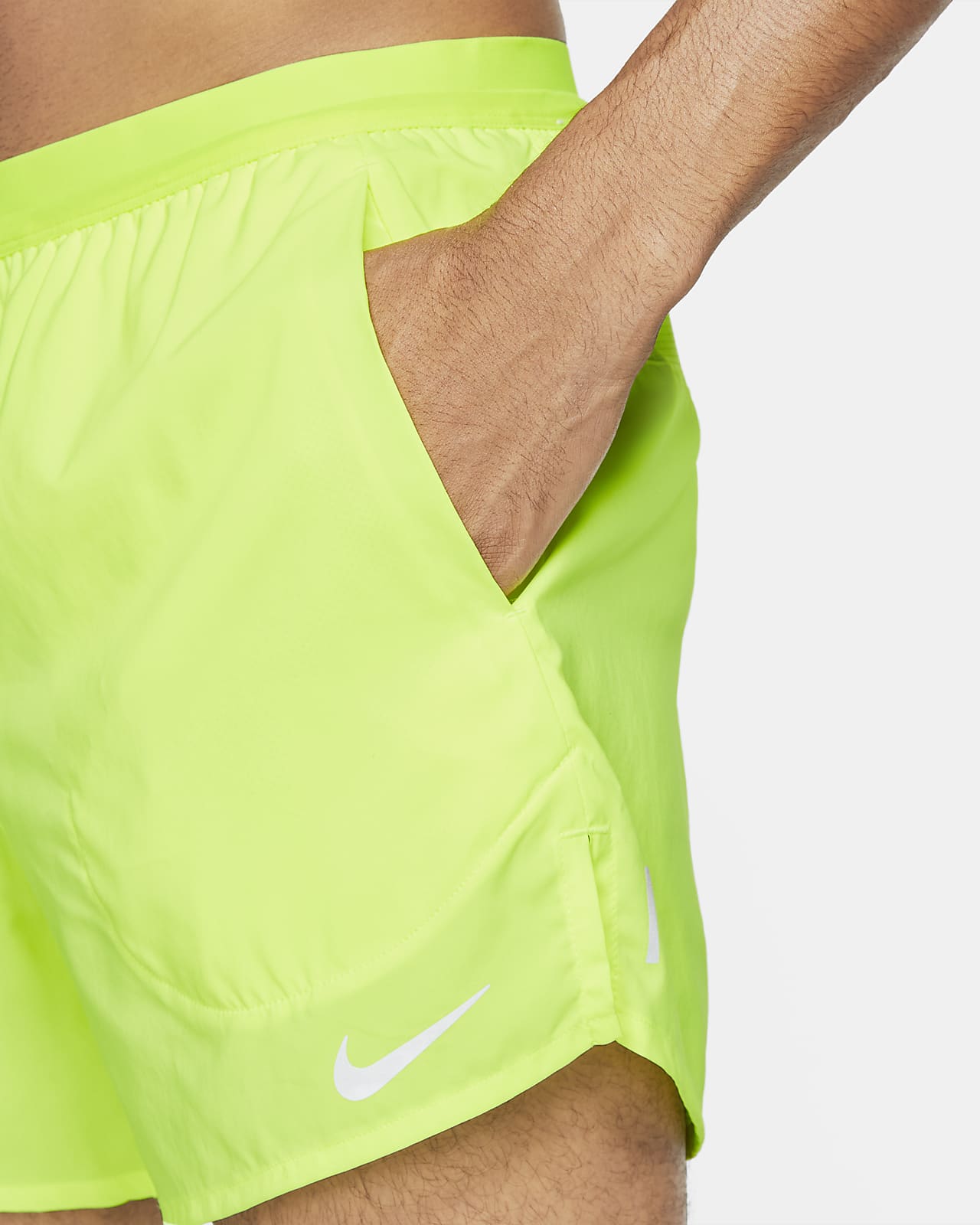 nike flex stride shorts volt