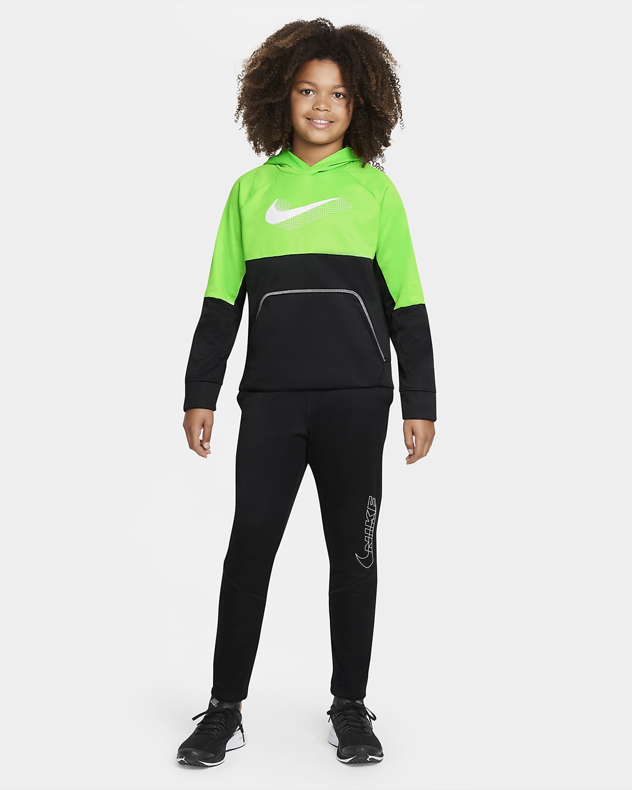 Nike Therma-FIT Big Kids' (Boys') Graphic Pullover Training Hoodie ...
