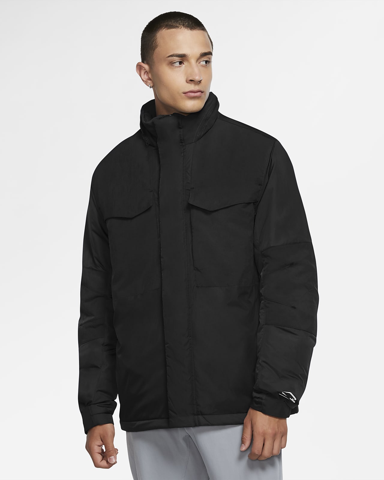 Nike Sportswear Synthetic Fill Repel M65 herenjack. Nike NL NIKE SPORTSWEAR SYNTHETIC FILL ZWART JAS HEREN