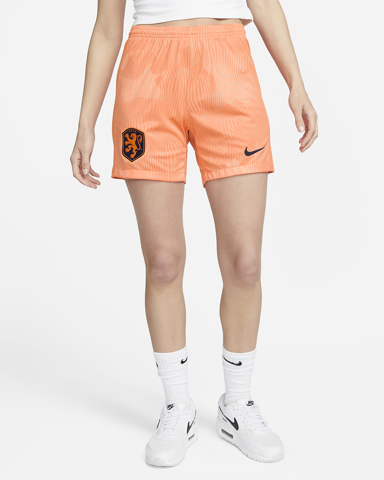 Short de foot Nike Dri-FIT Pays-Bas 2023 Stadium Domicile pour femme