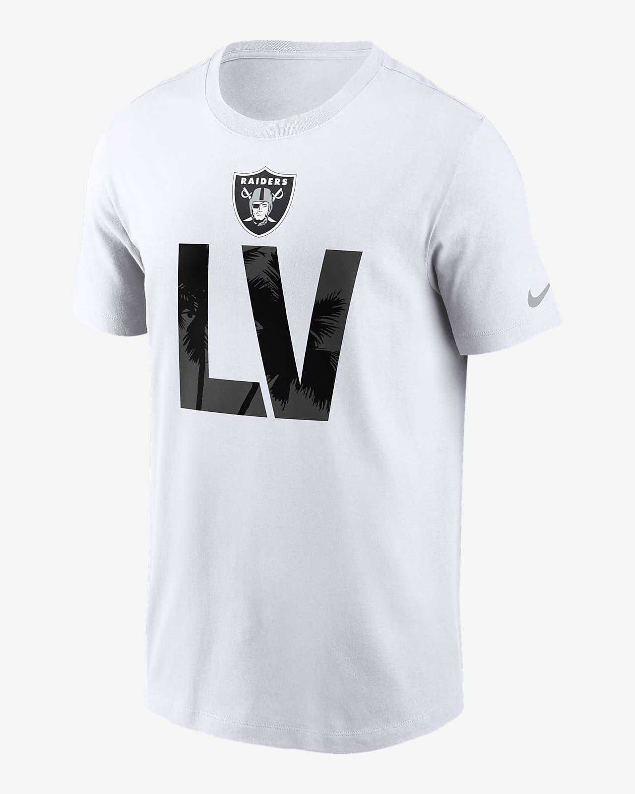 Men's Nike White Las Vegas Raiders Local Essential T-Shirt Size: Small