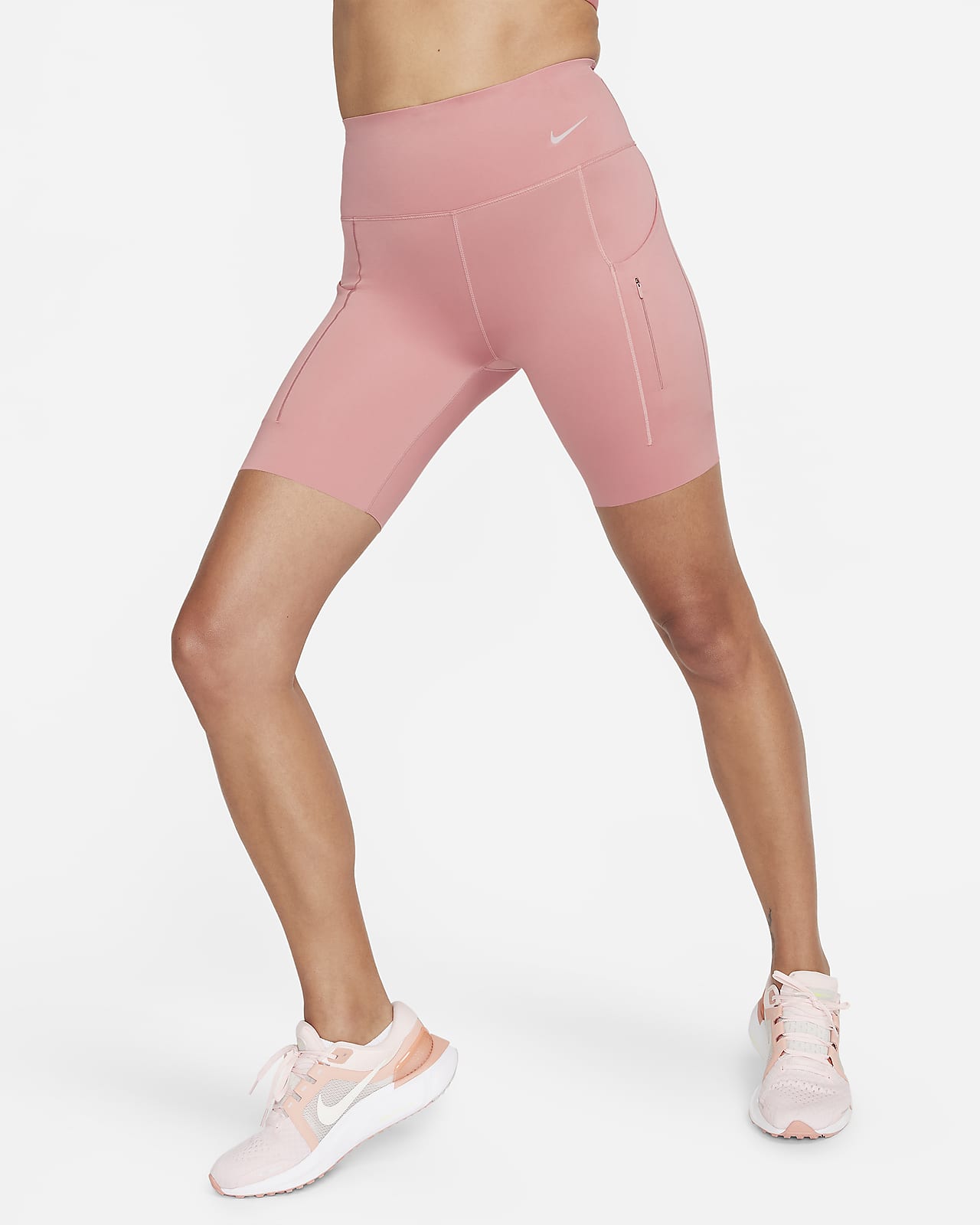 Nike Go Women's Firm-Support High-Waisted 20cm (approx.) Biker Shorts with  Pockets. Nike CA