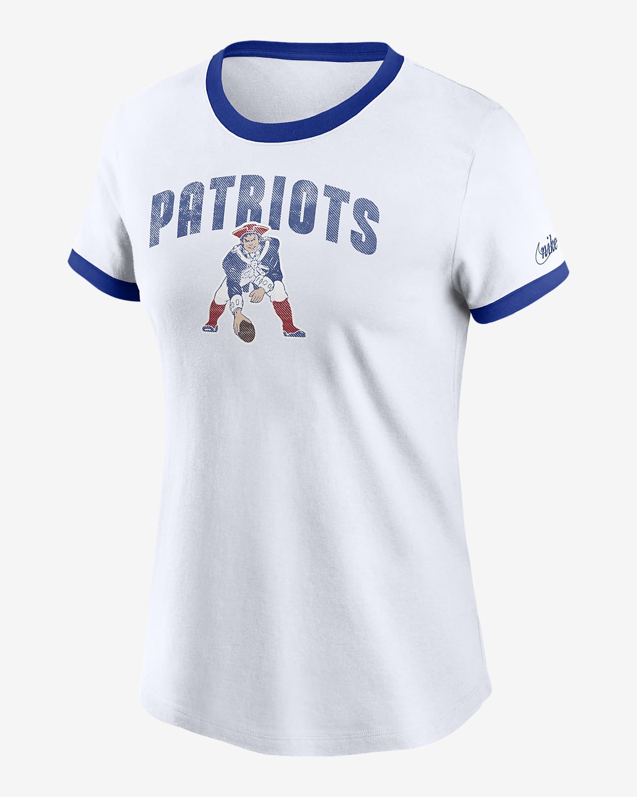 Nike Rewind (NFL New England Patriots) Women's Ringer T-Shirt.