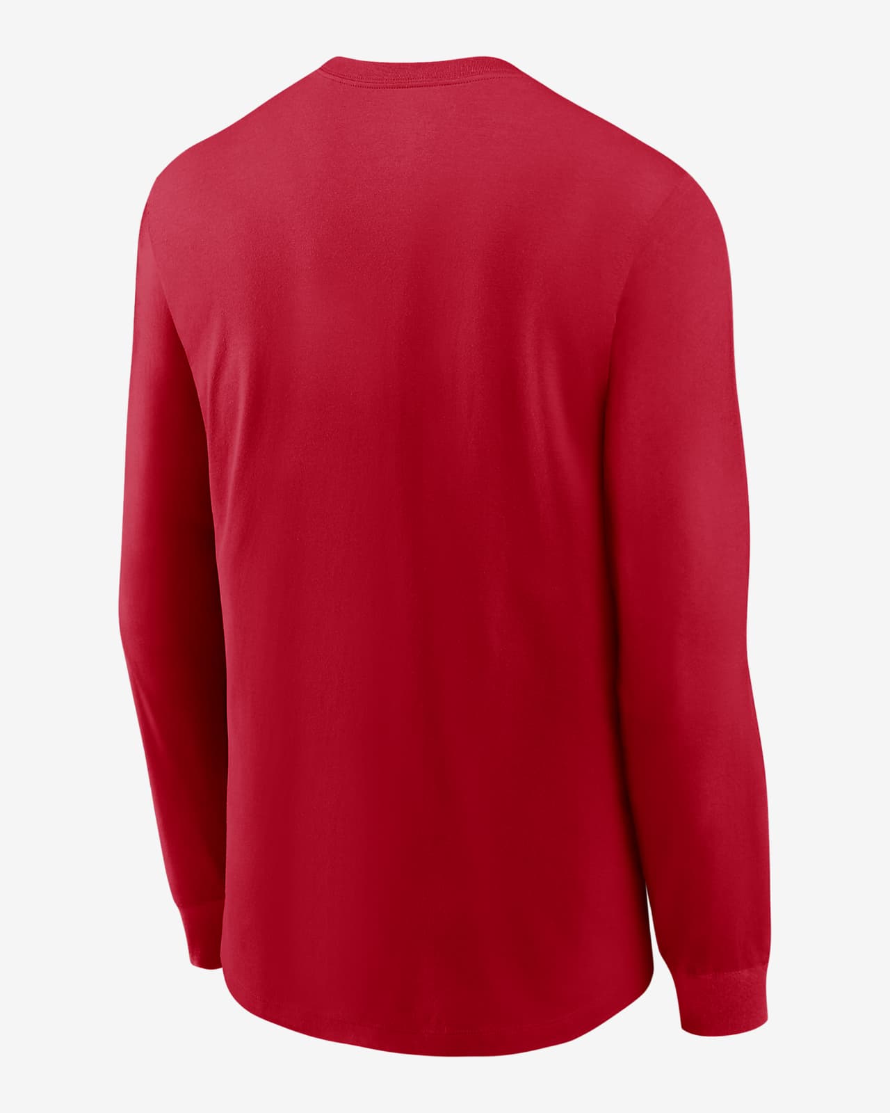 Nike Men's Kansas City Chiefs Logo Red Long Sleeve T-Shirt