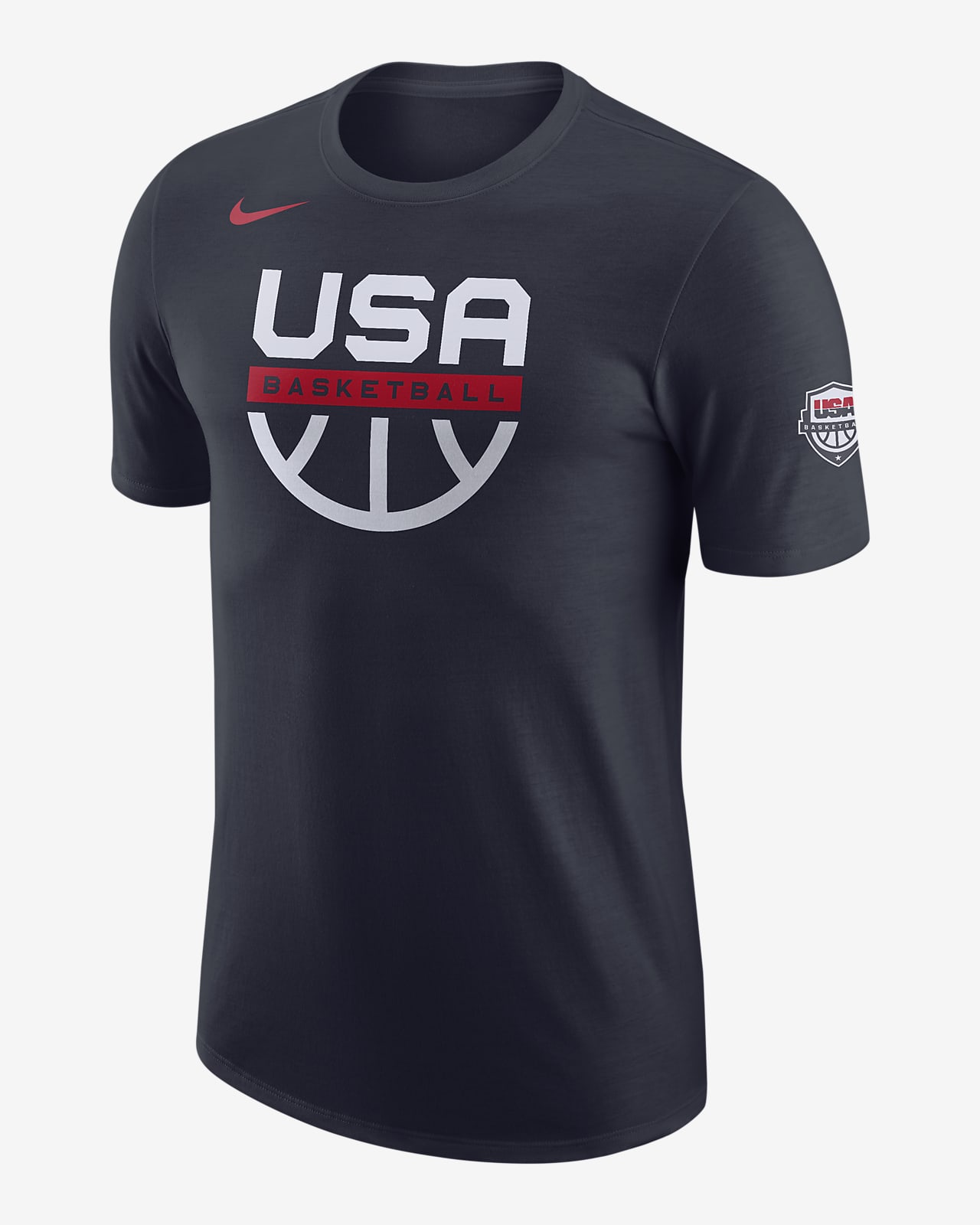 USAB 男款Nike Dri-FIT 籃球練習T 恤。Nike TW