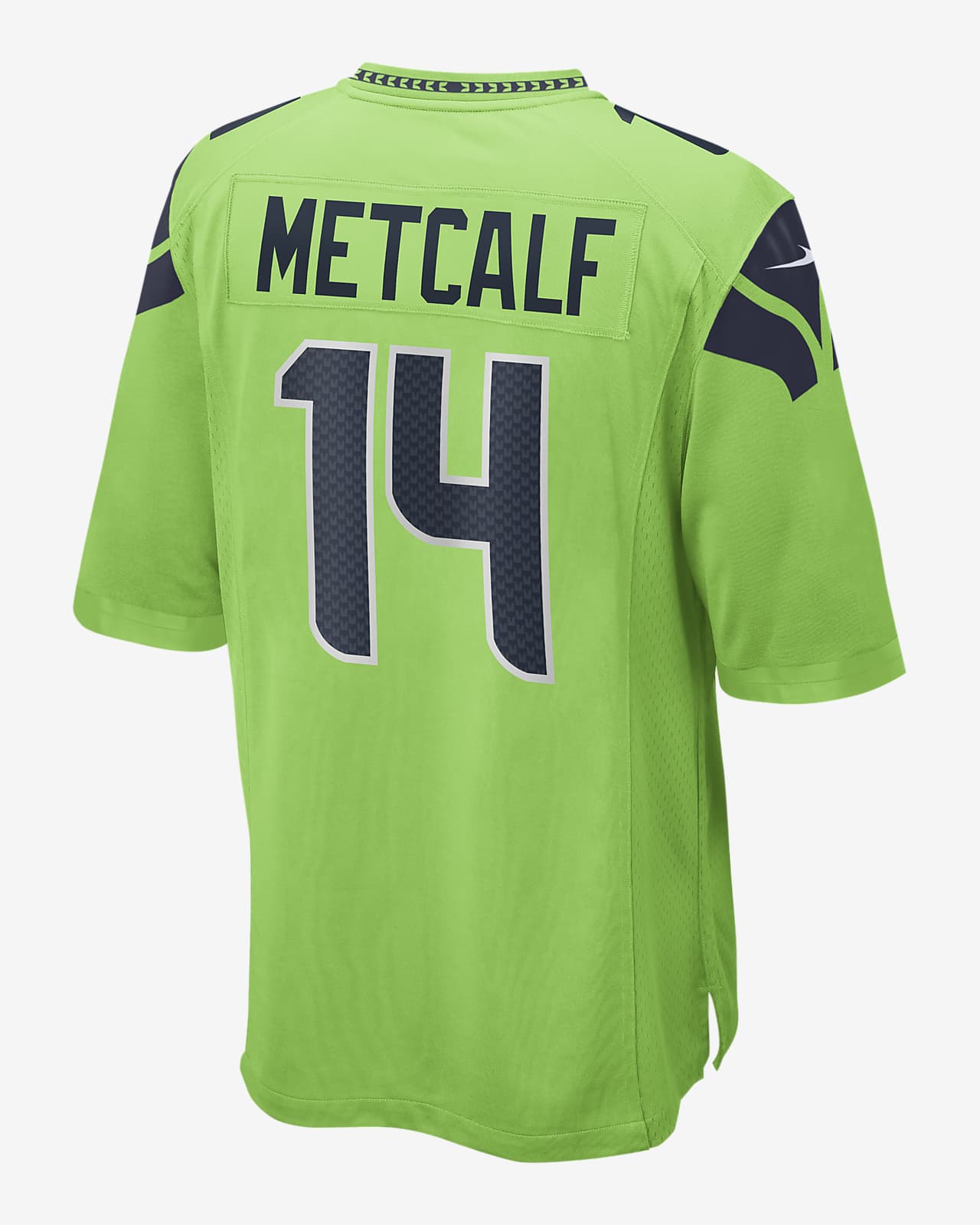 خيوط النسيج NFL Seattle Seahawks (DK Metcalf) Men's Game Football Jersey خيوط النسيج