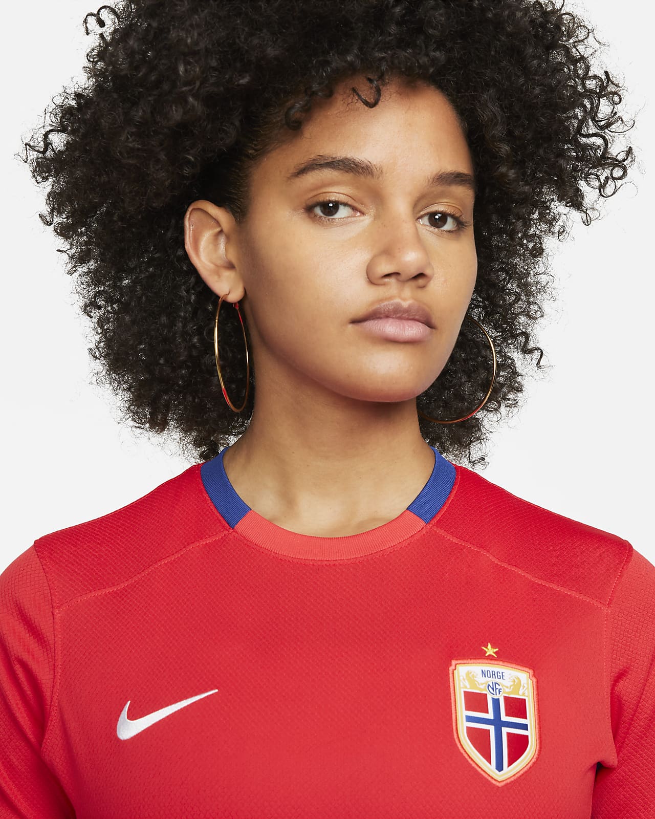 Nike Women's Norway 2023 Home Replica Jersey, Small, Red