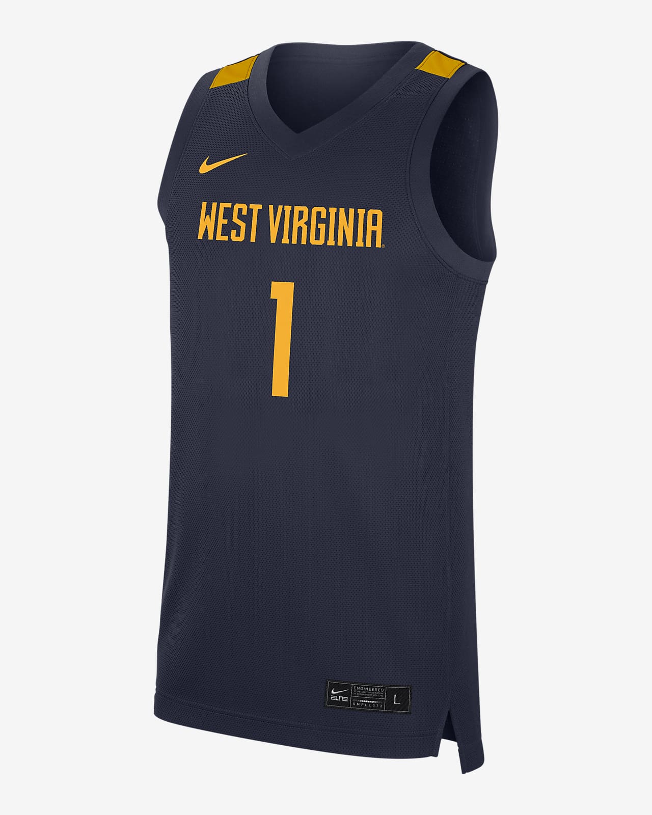 Nike College Dri-FIT (West Virginia) Men's Replica Basketball Jersey