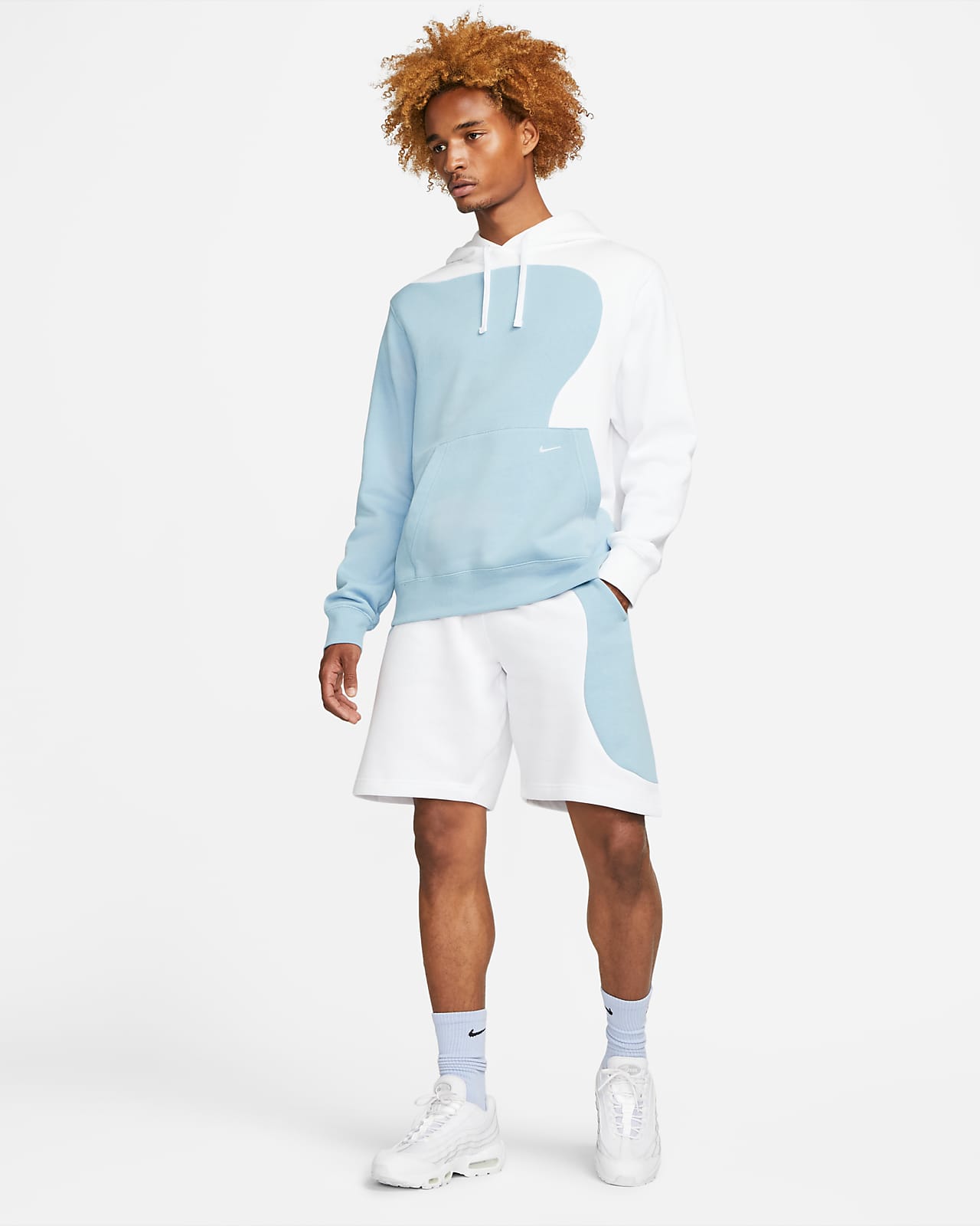 Nike Sportswear Color Clash Men's Fleece Shorts. Nike.com